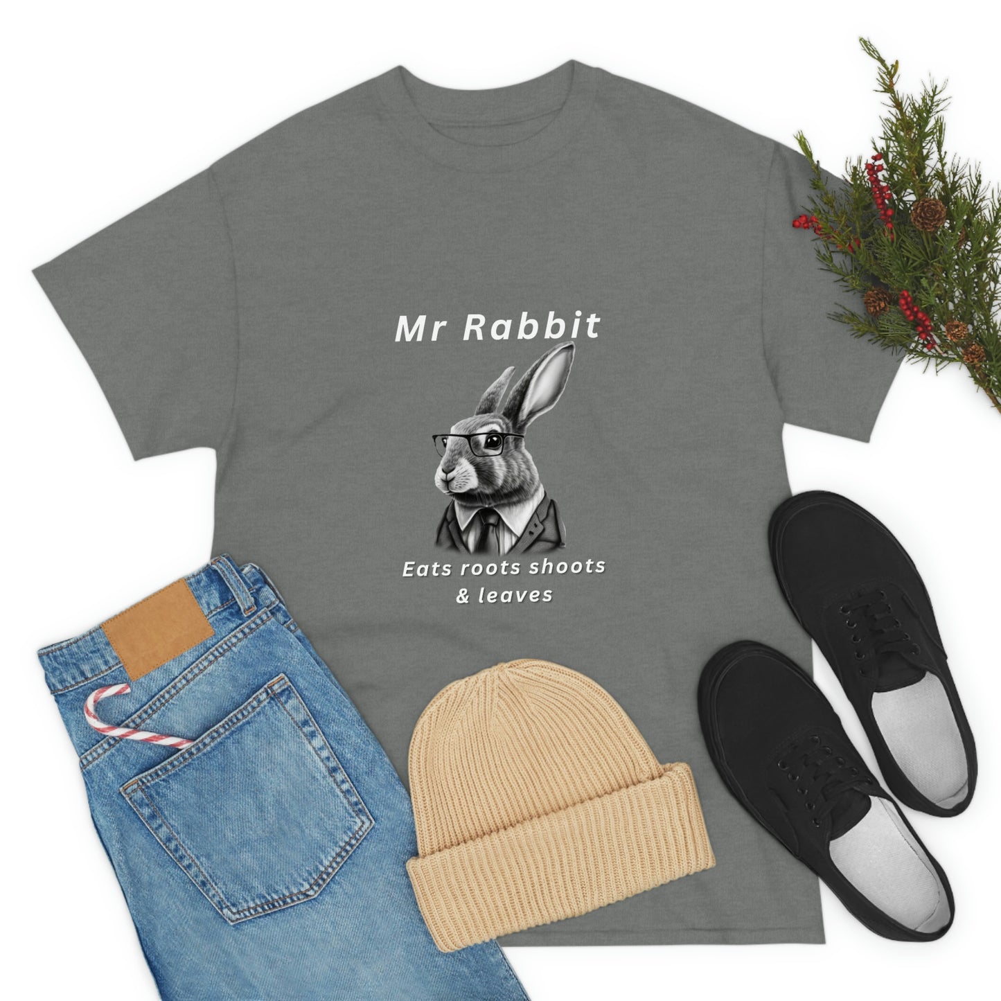 Mr Rabbit Unisex Heavy Cotton Tee