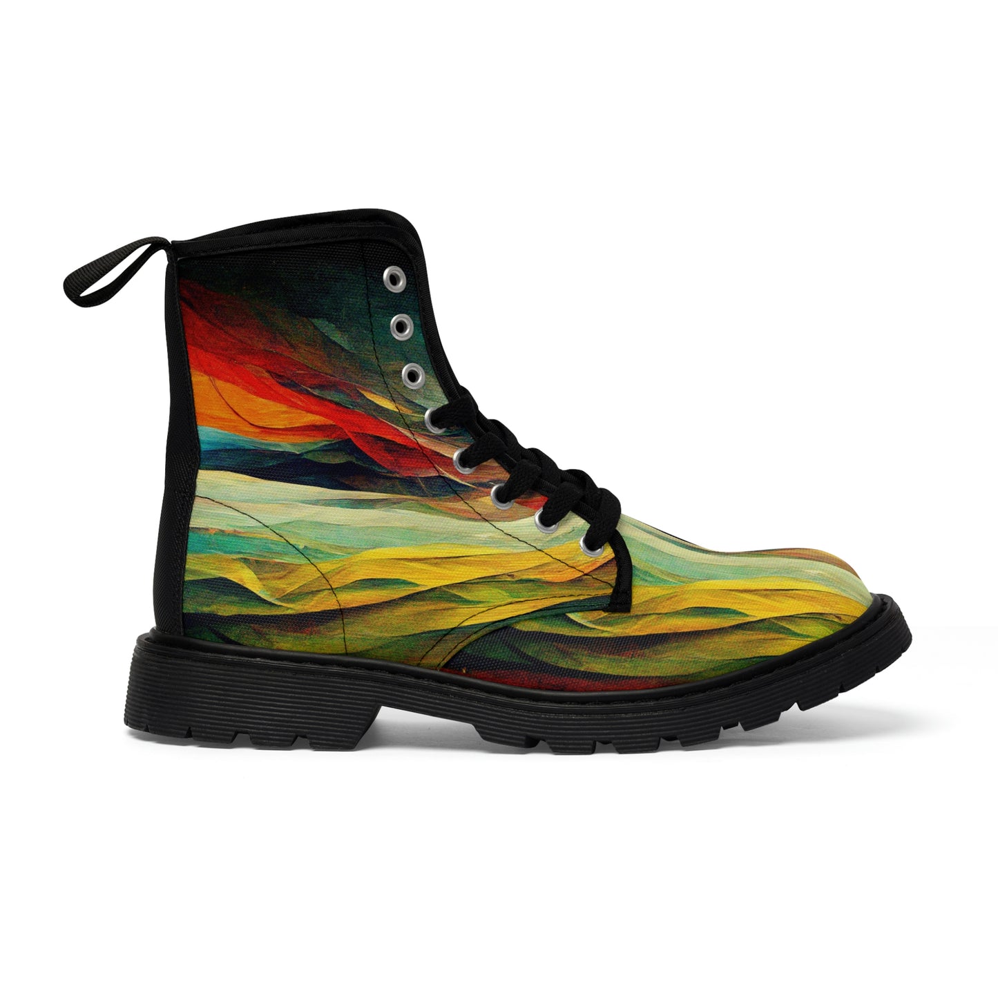 Wind Earth Fire Men's Canvas Boots