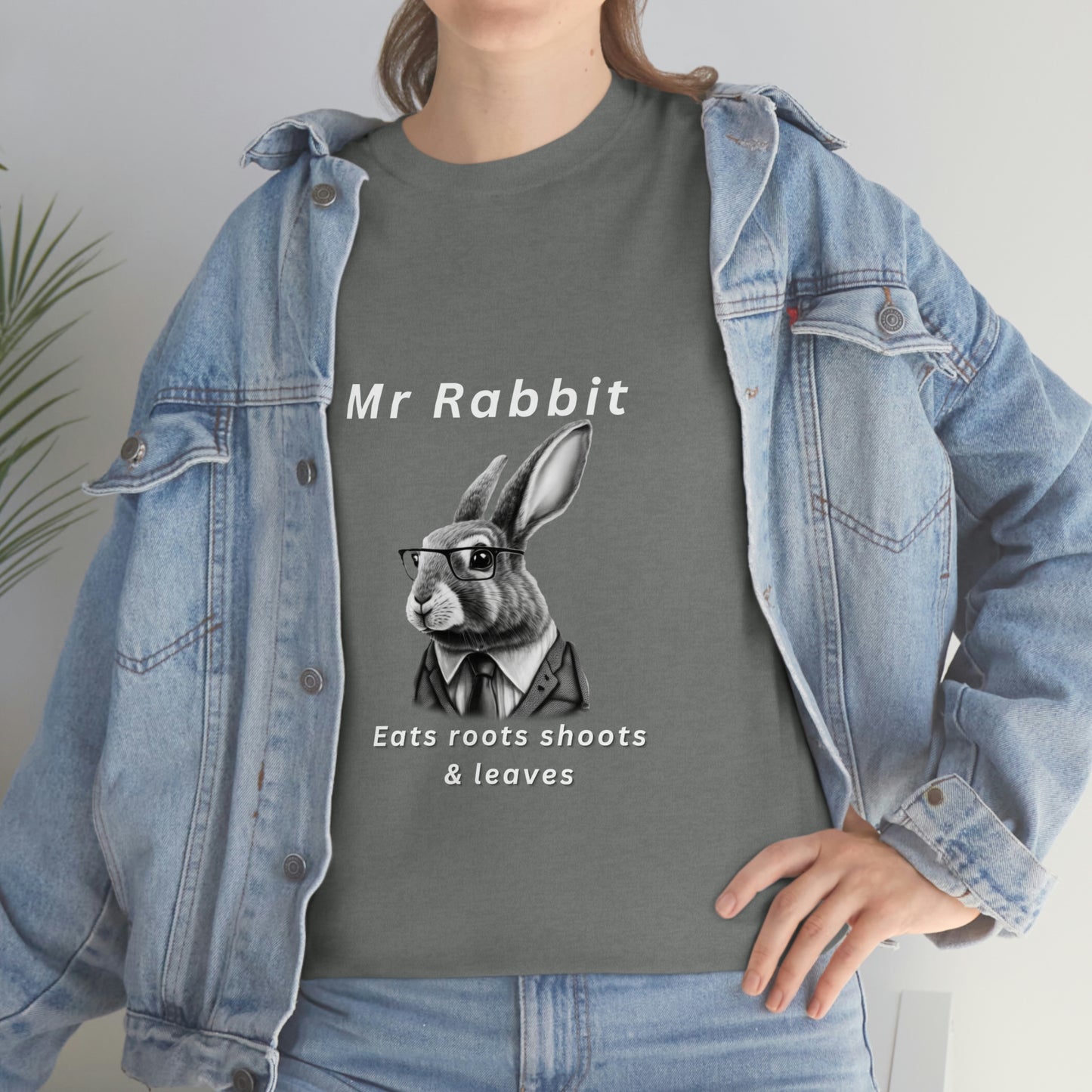 Mr Rabbit Unisex Heavy Cotton Tee