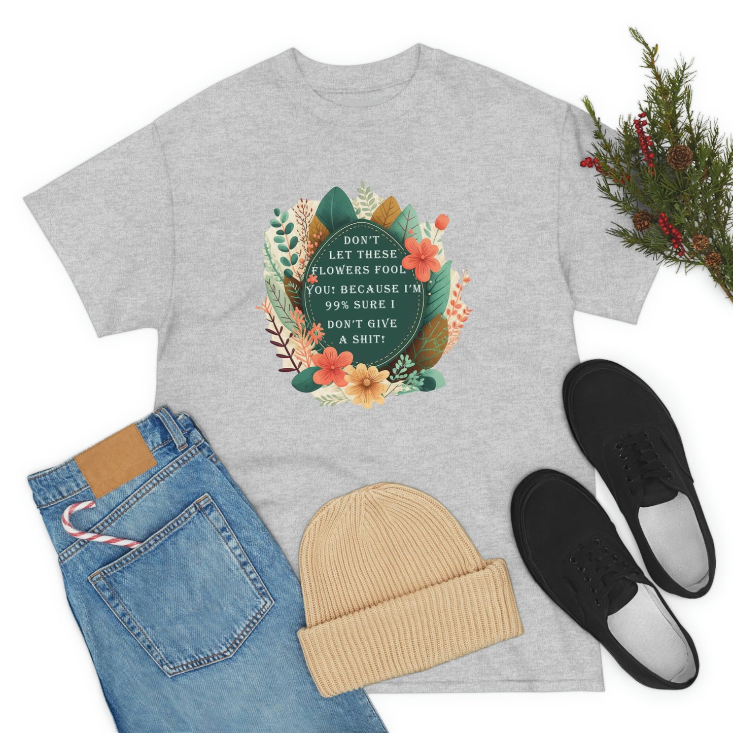 Fun t-shirt Unisex Heavy Cotton Tee