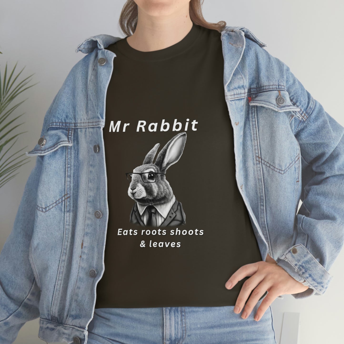 Mr Rabbit Unisex Heavy Cotton Tee