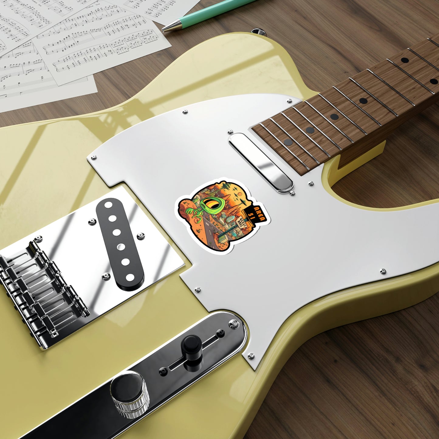 Area 51 Die-Cut Stickers