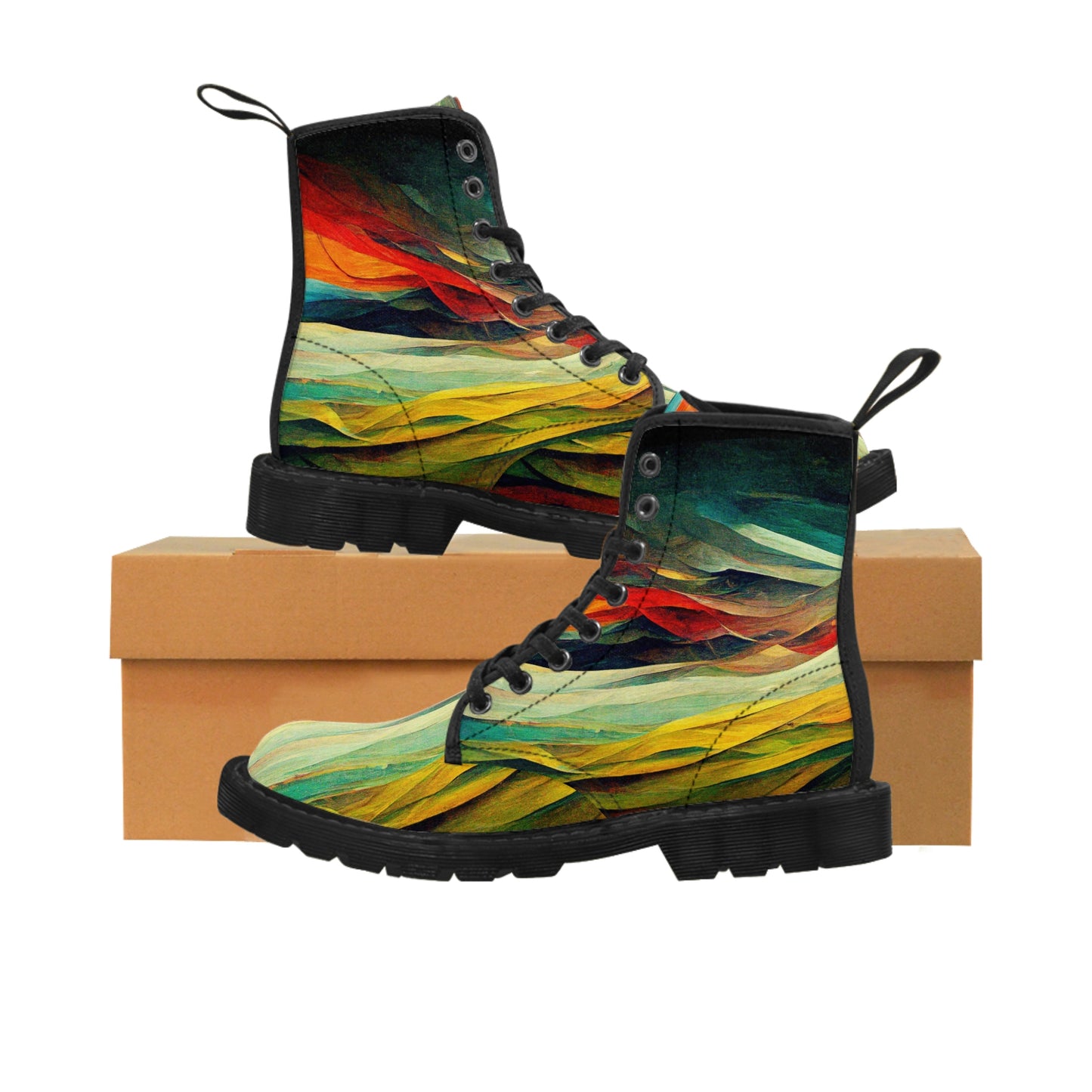 Wind Earth Fire Men's Canvas Boots