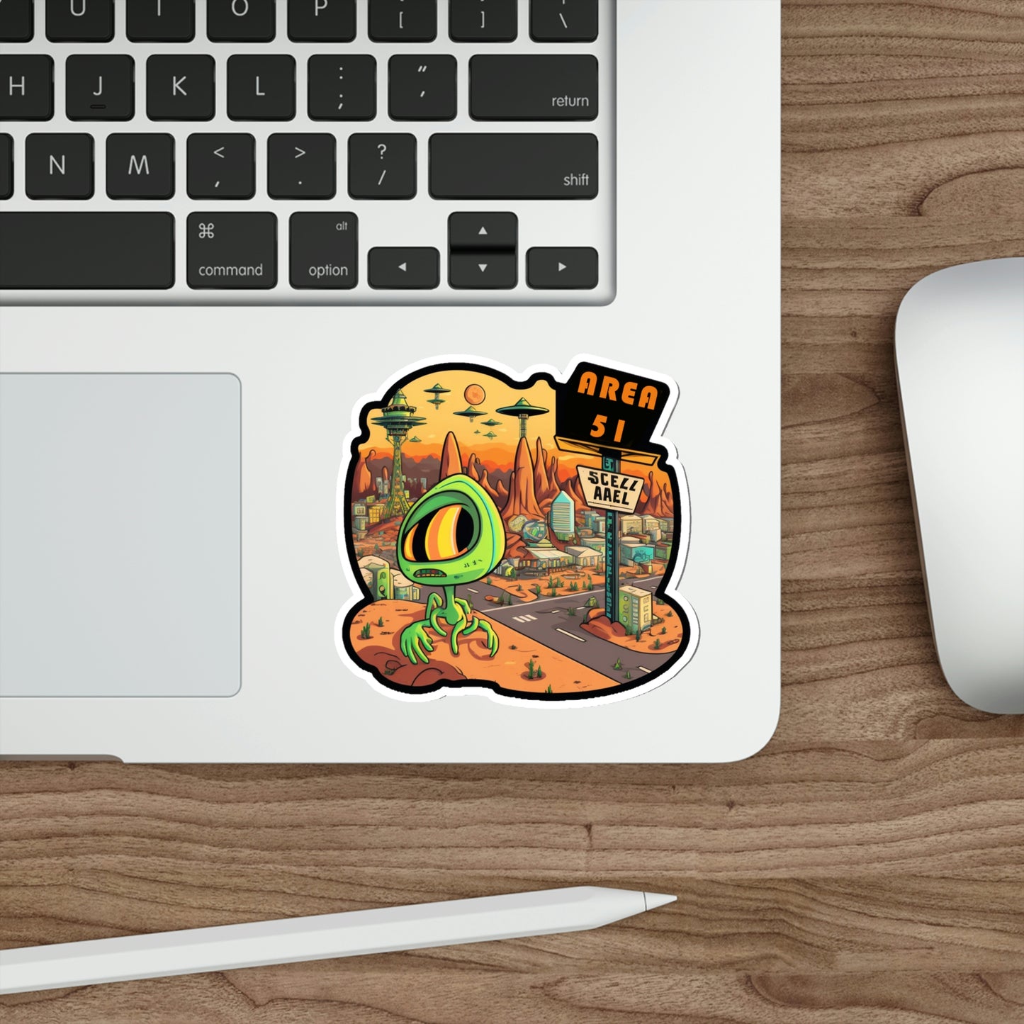 Area 51 Die-Cut Stickers