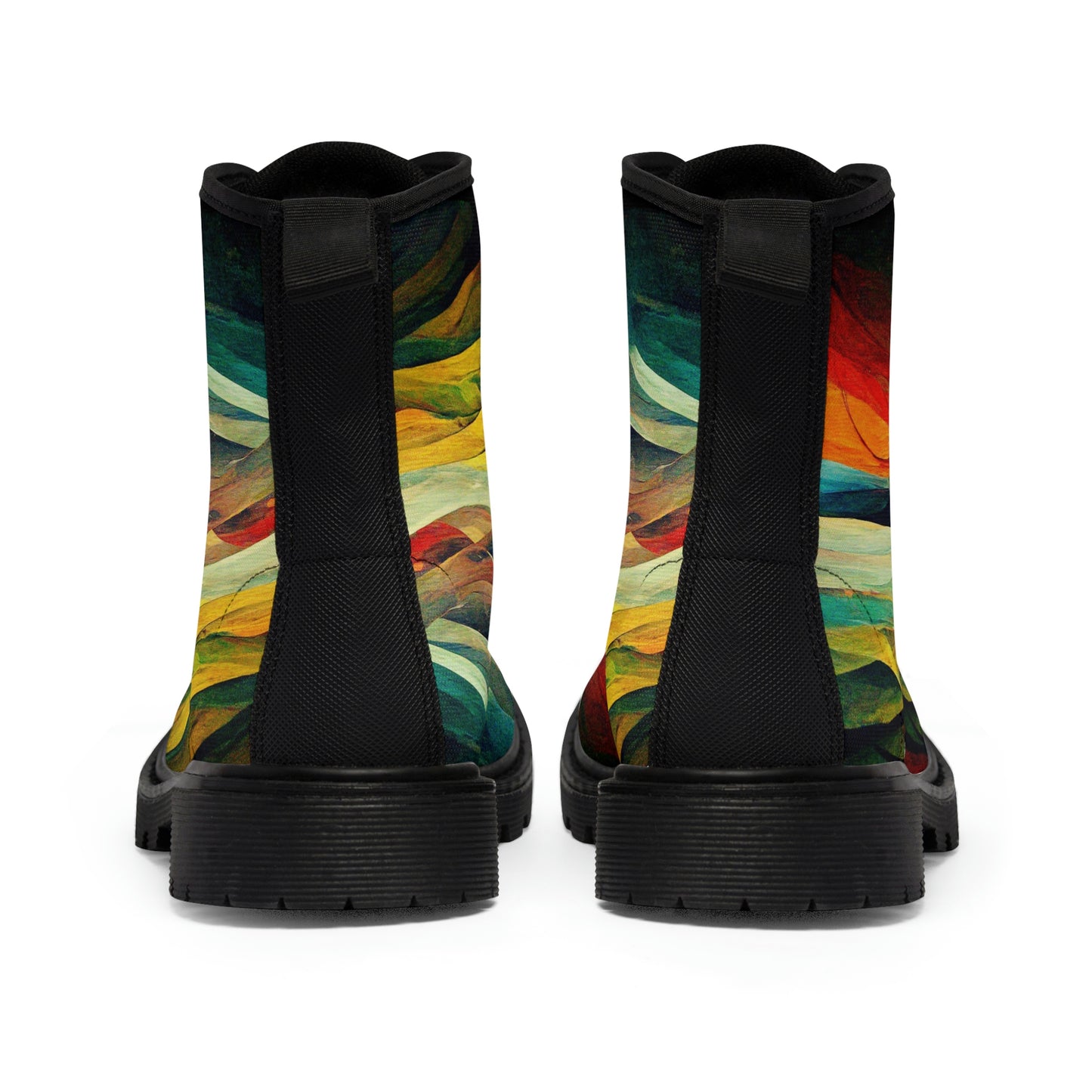 Wind Earth Fire Men's Canvas Boots