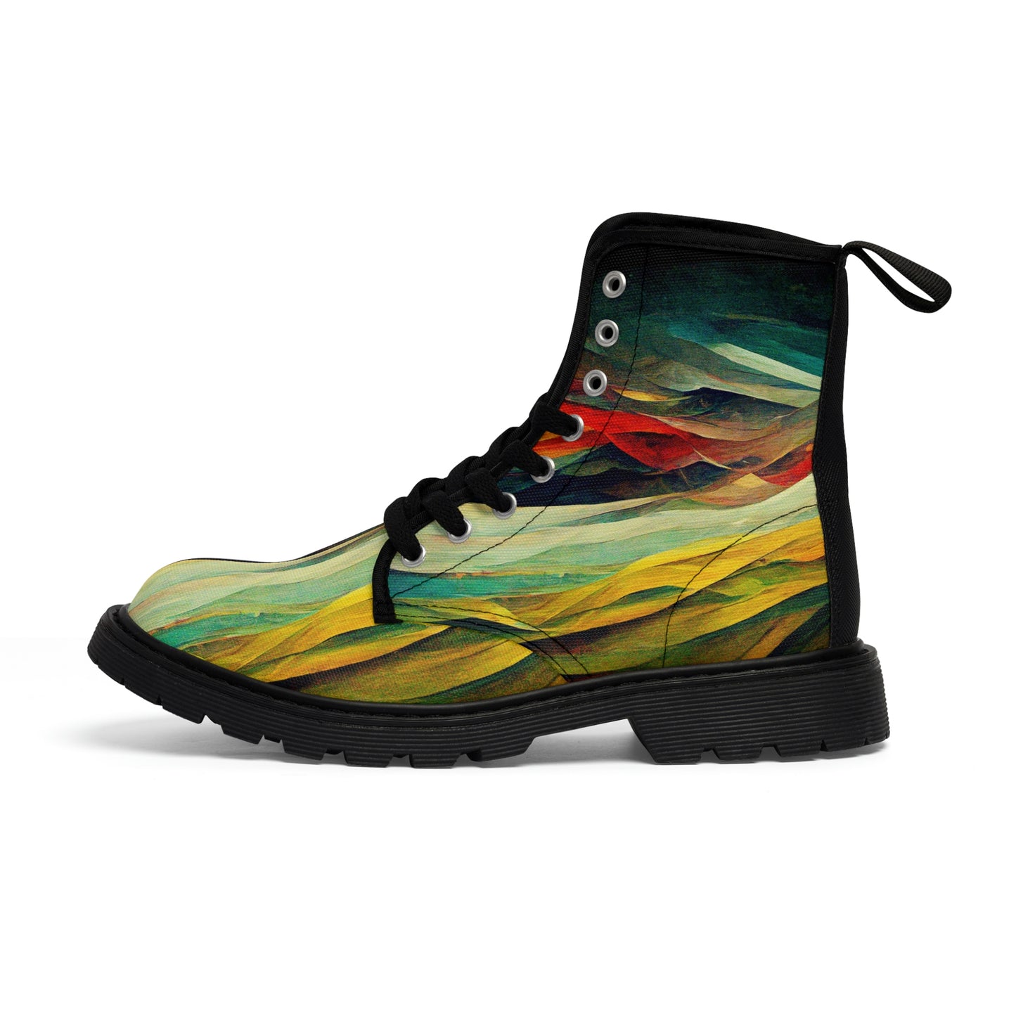 Wind Earth Fire Men's Canvas Boots