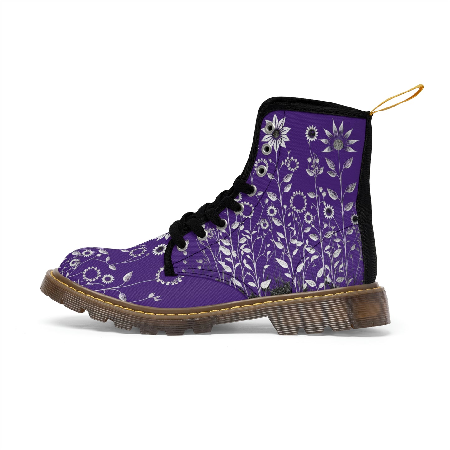 Flower Women's Canvas Boots