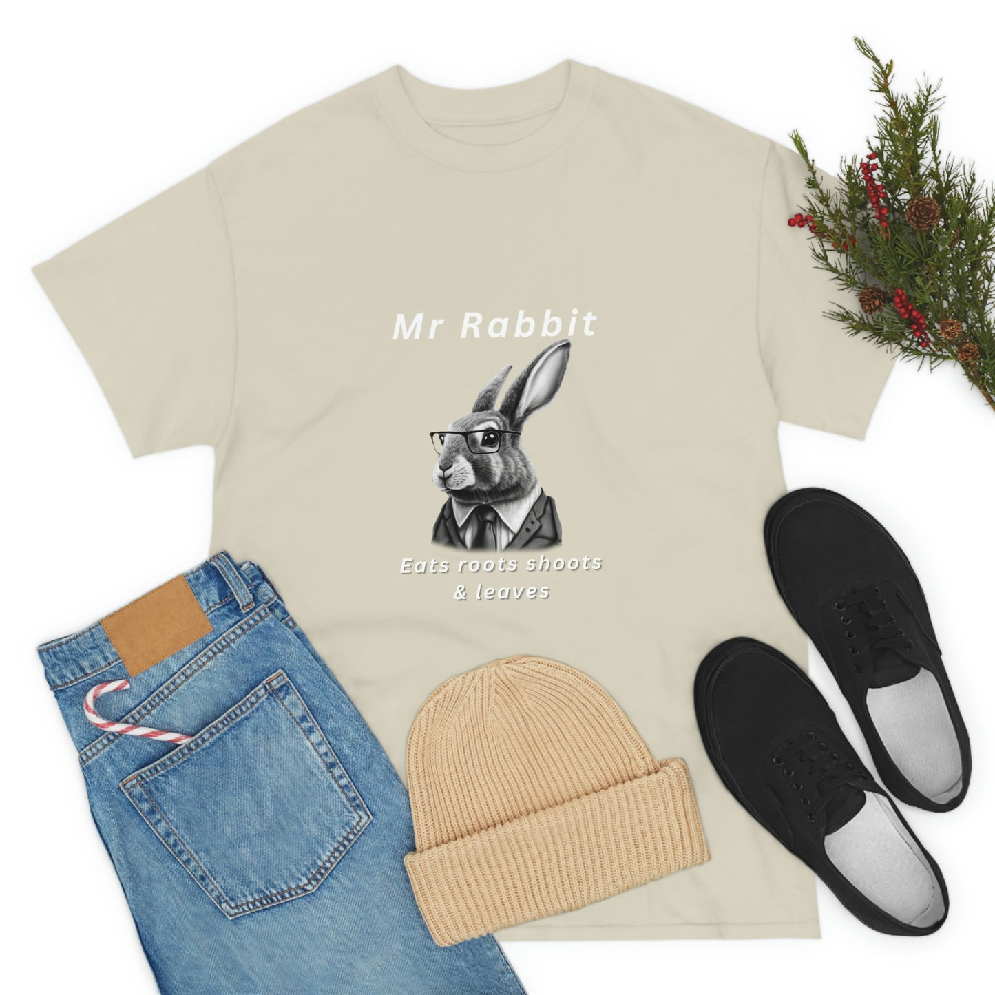 Mr Rabbit Unisex Heavy Cotton Tee