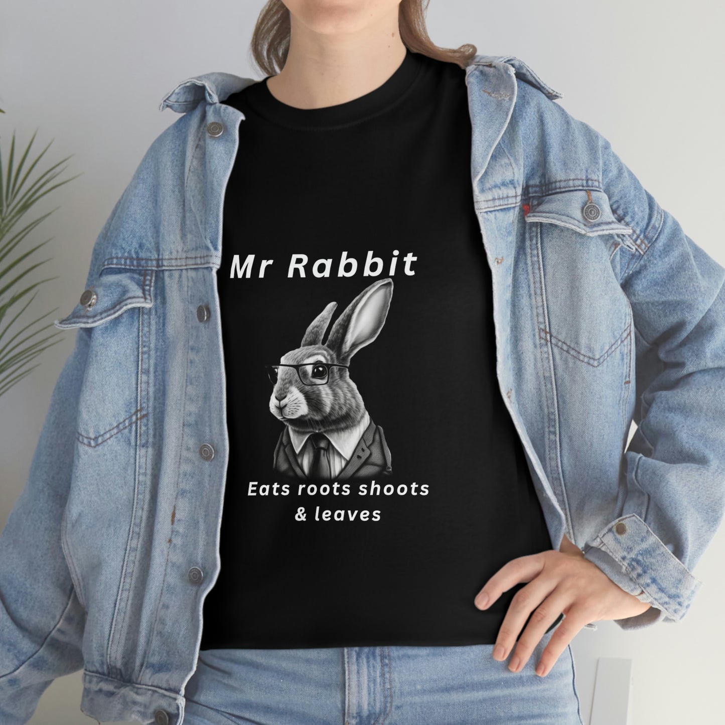 Mr Rabbit Unisex Heavy Cotton Tee