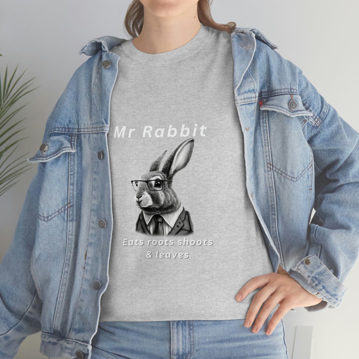 Mr Rabbit Unisex Heavy Cotton Tee