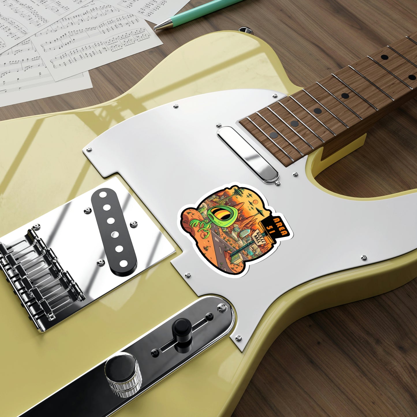 Area 51 Die-Cut Stickers