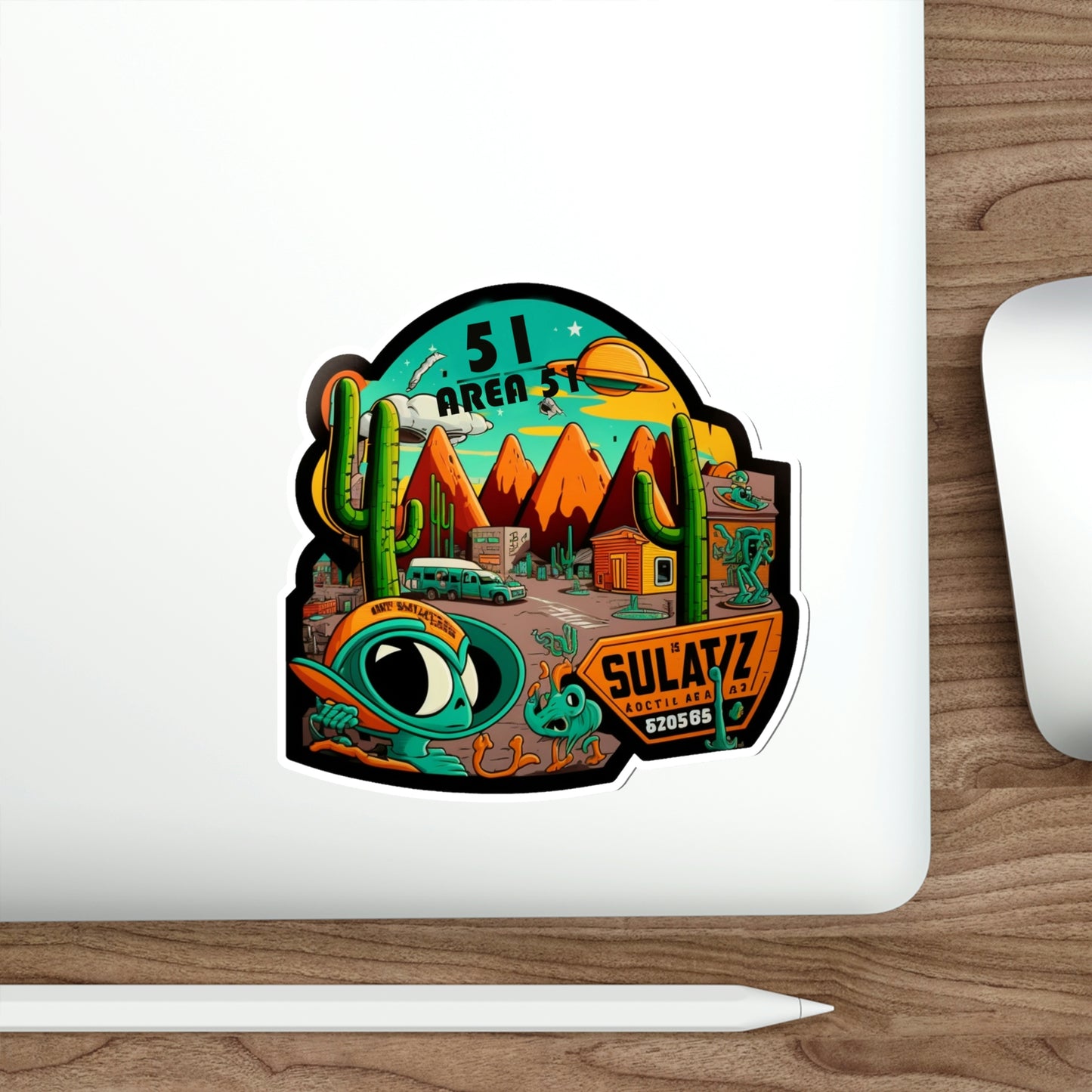 Area 51 4Die-Cut Stickers