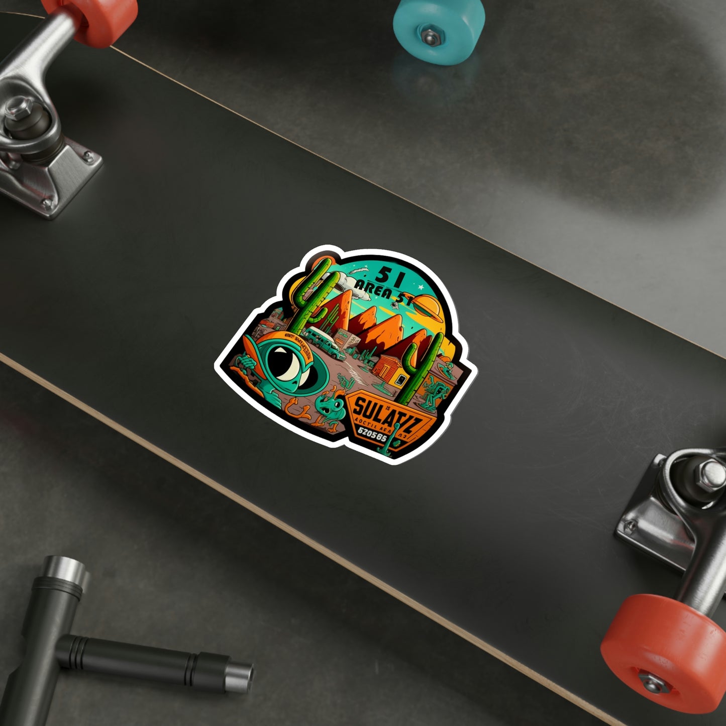 Area 51 4Die-Cut Stickers