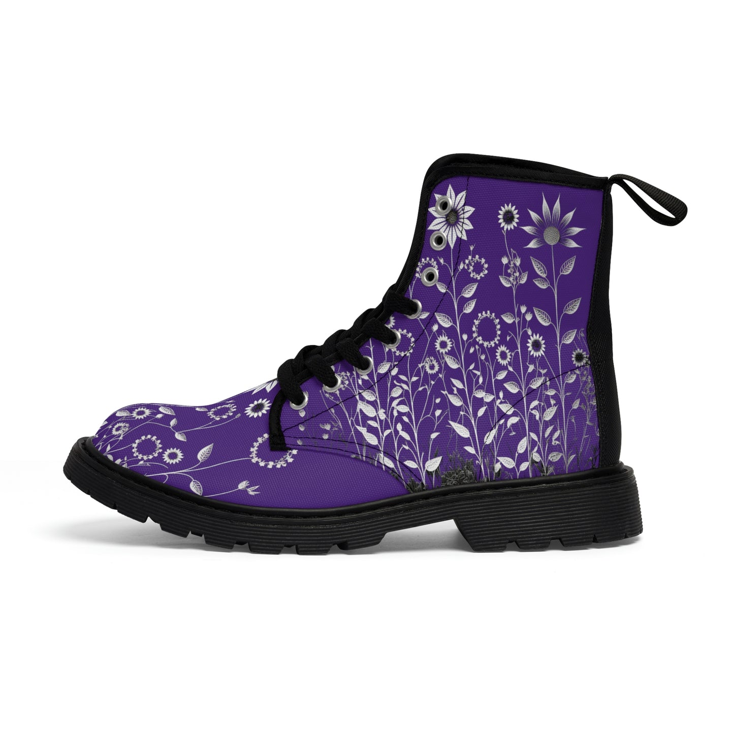 Flower Women's Canvas Boots