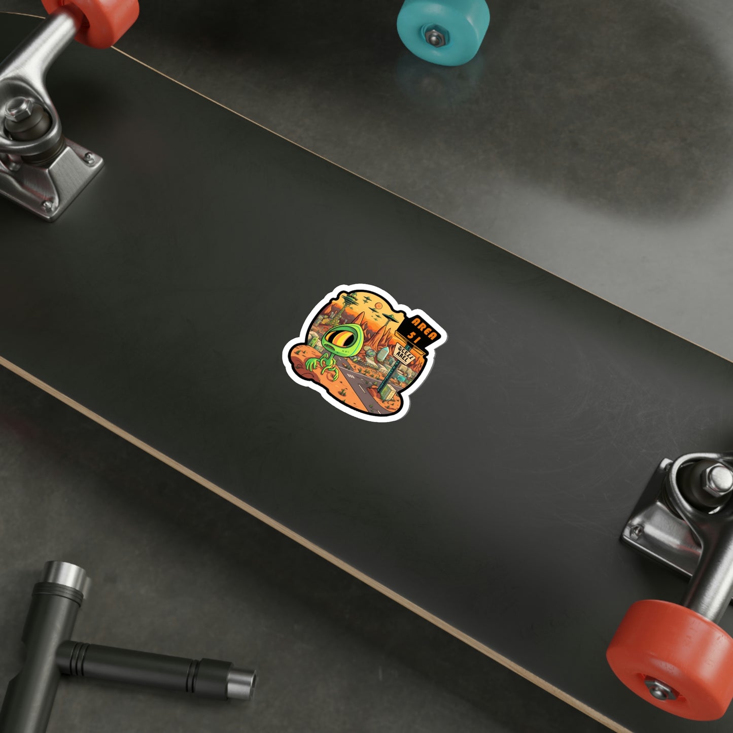 Area 51 Die-Cut Stickers