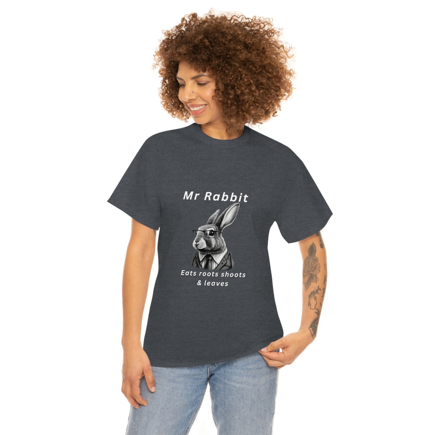 Mr Rabbit Unisex Heavy Cotton Tee