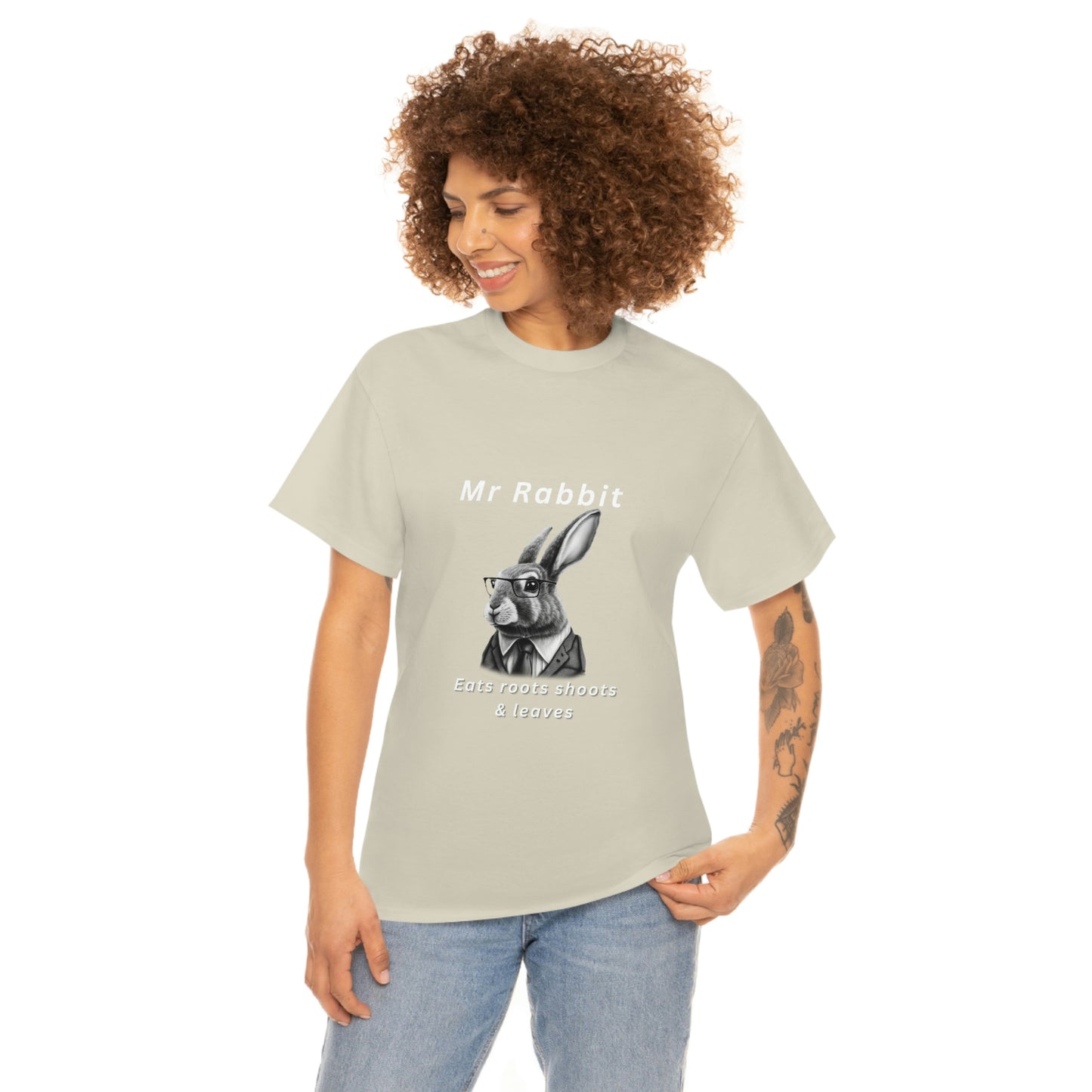 Mr Rabbit Unisex Heavy Cotton Tee