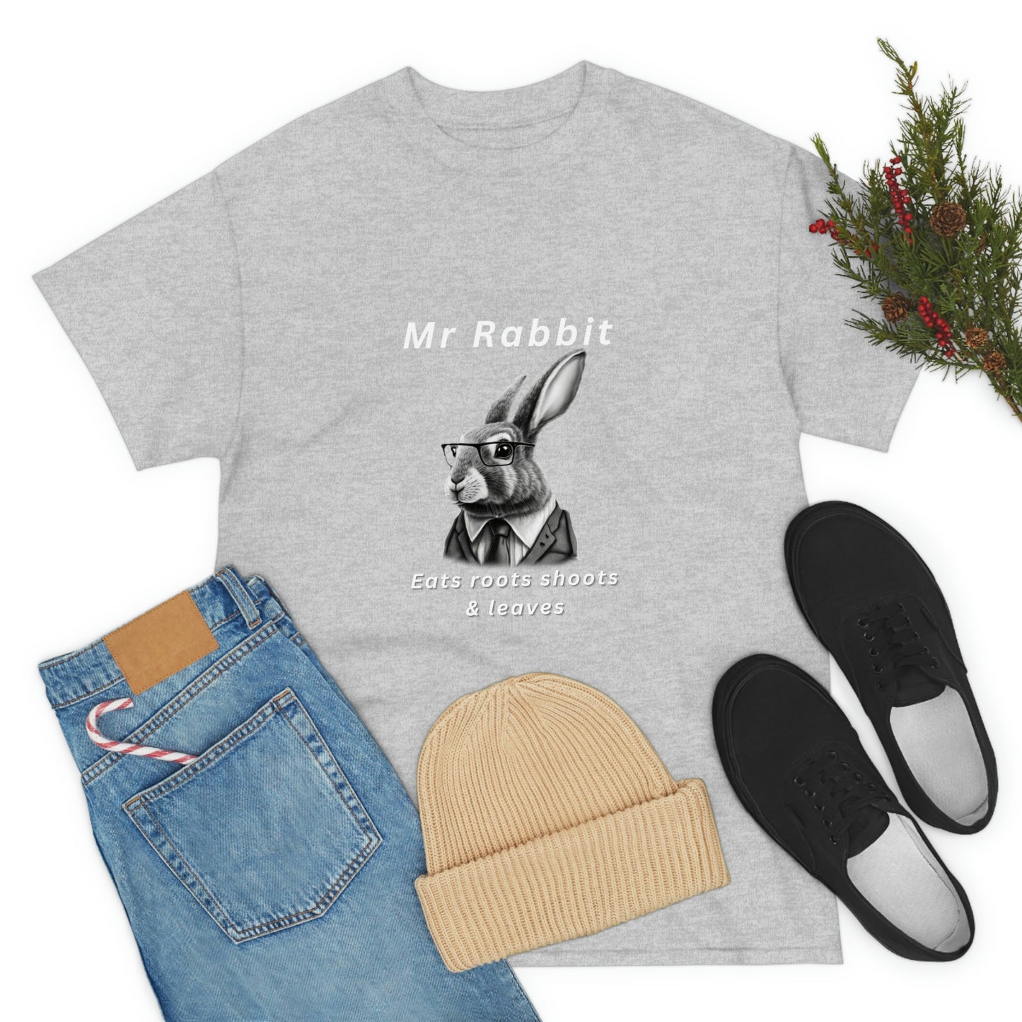 Mr Rabbit Unisex Heavy Cotton Tee