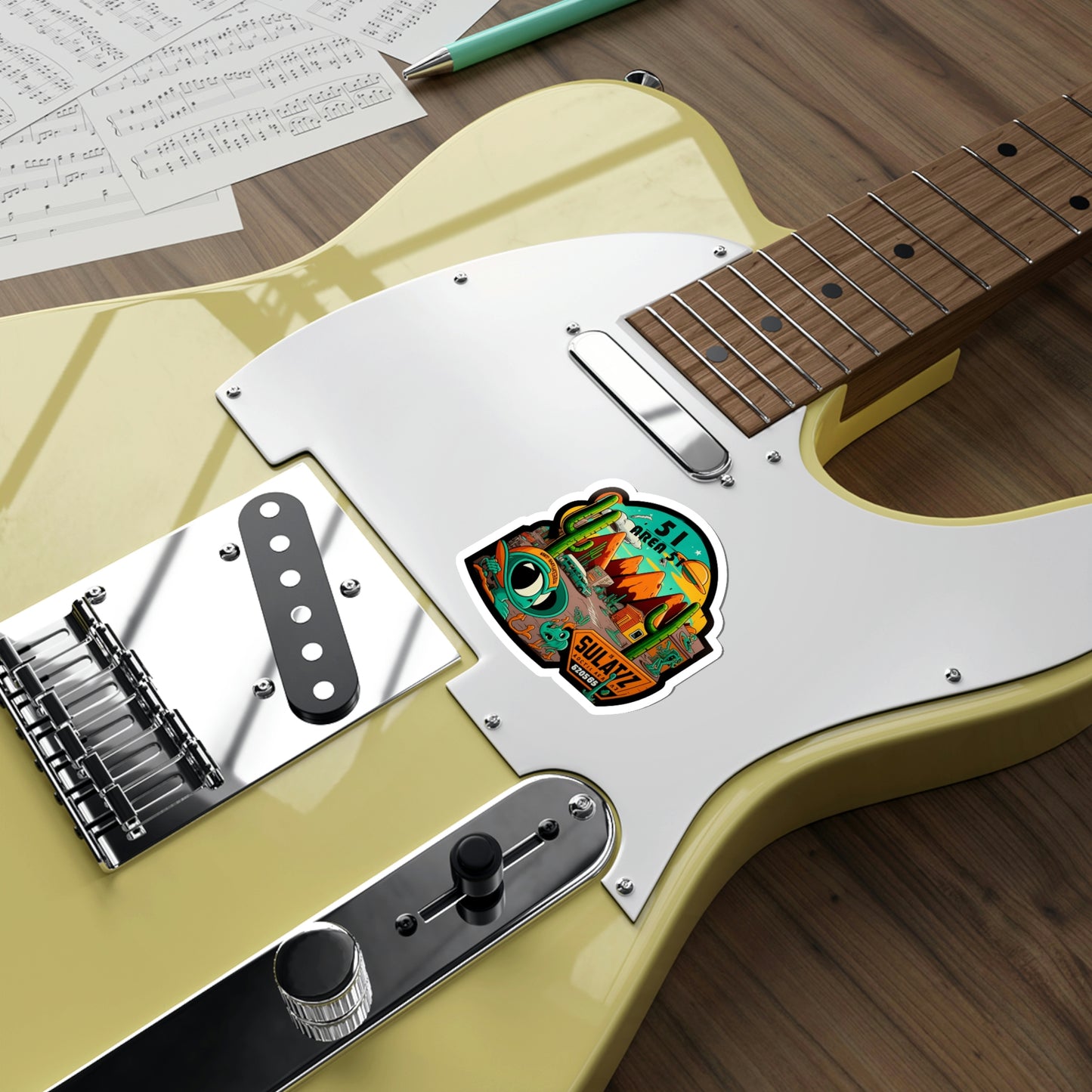 Area 51 4Die-Cut Stickers