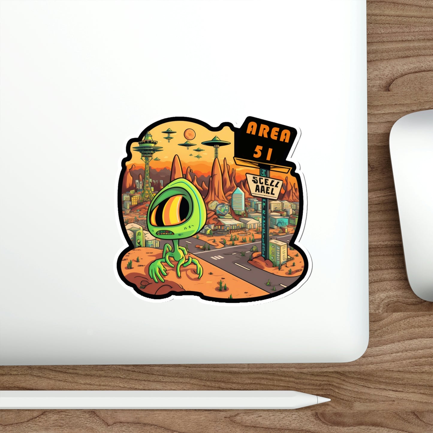 Area 51 Die-Cut Stickers