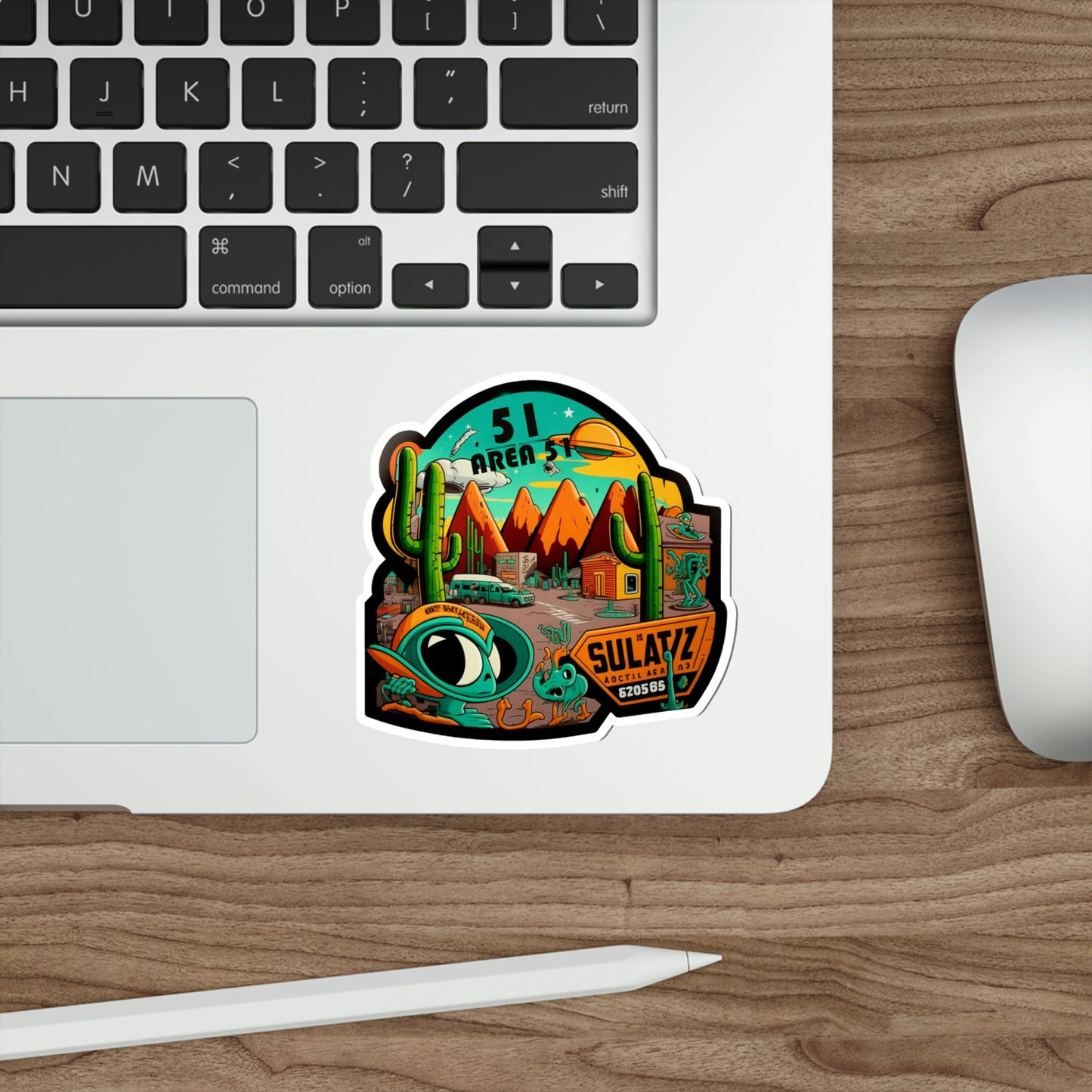 Area 51 4Die-Cut Stickers