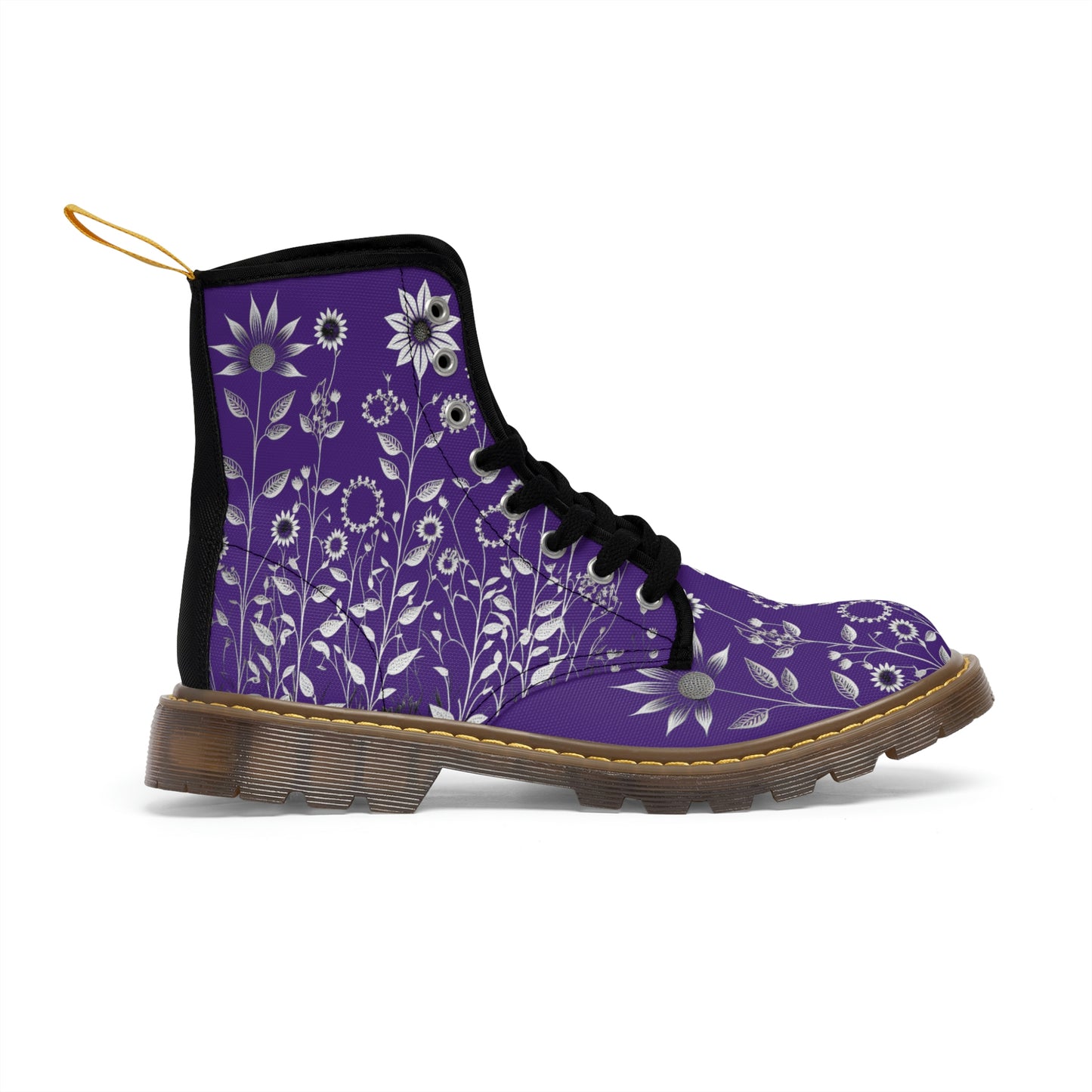Flower Women's Canvas Boots