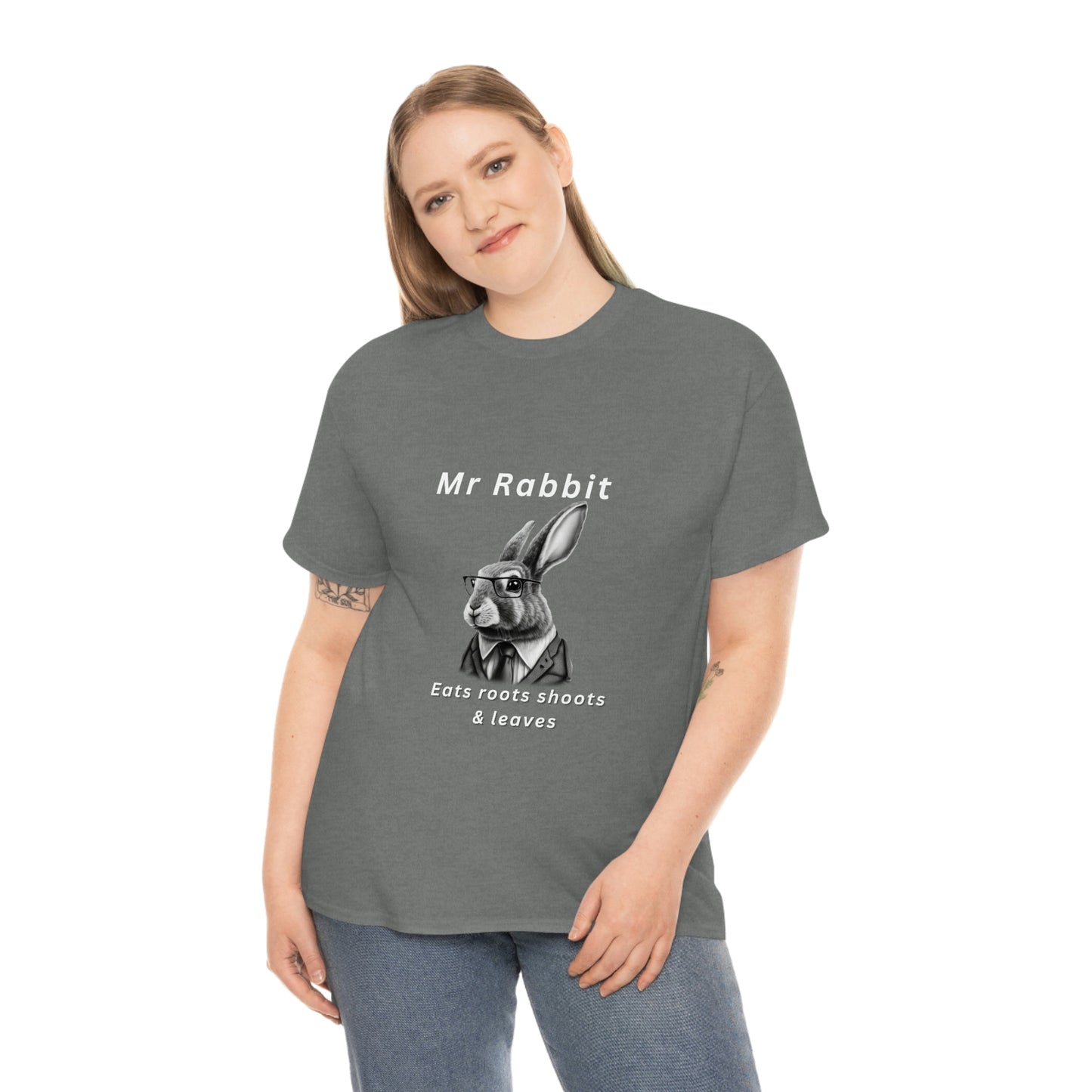 Mr Rabbit Unisex Heavy Cotton Tee