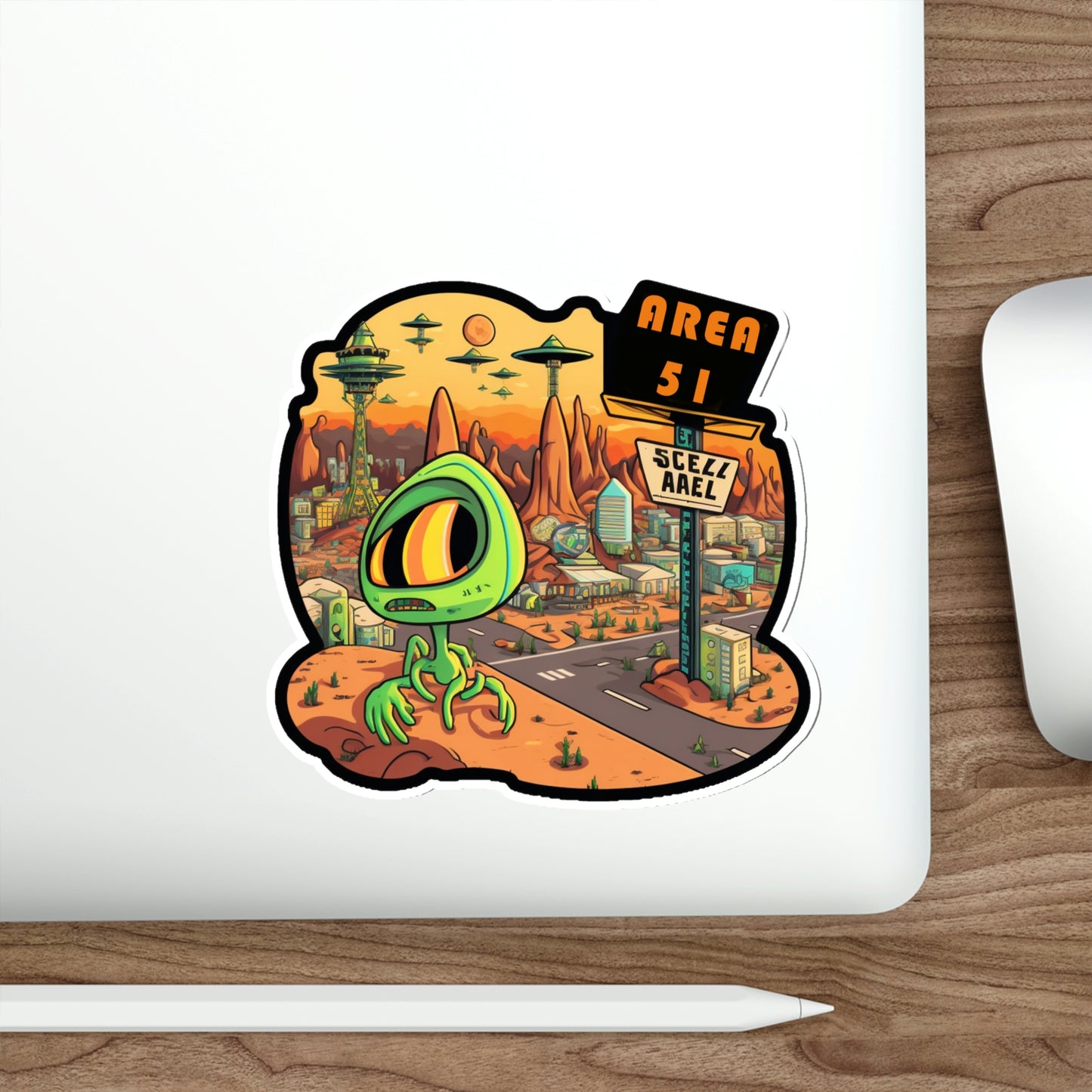 Area 51 Die-Cut Stickers