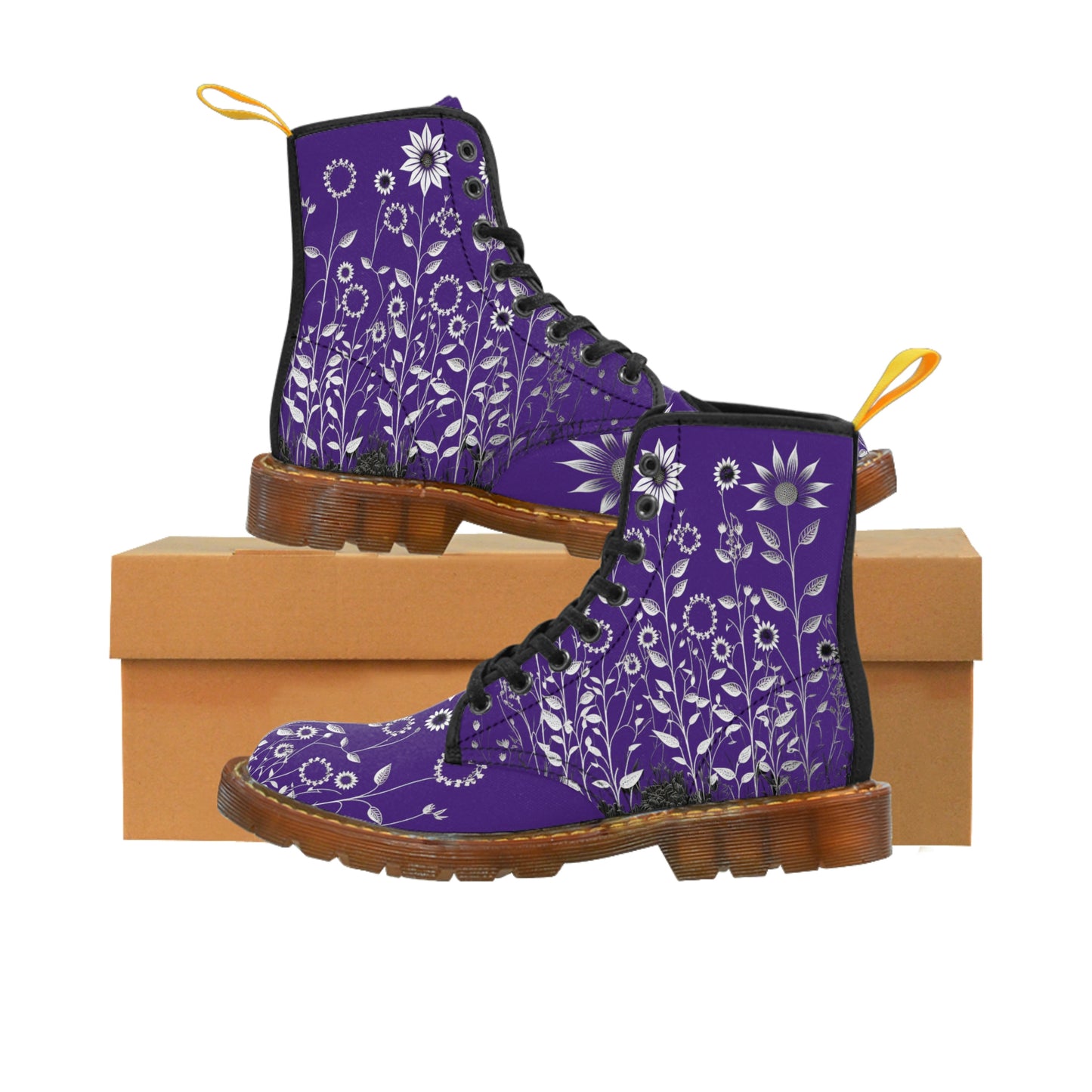 Flower Women's Canvas Boots