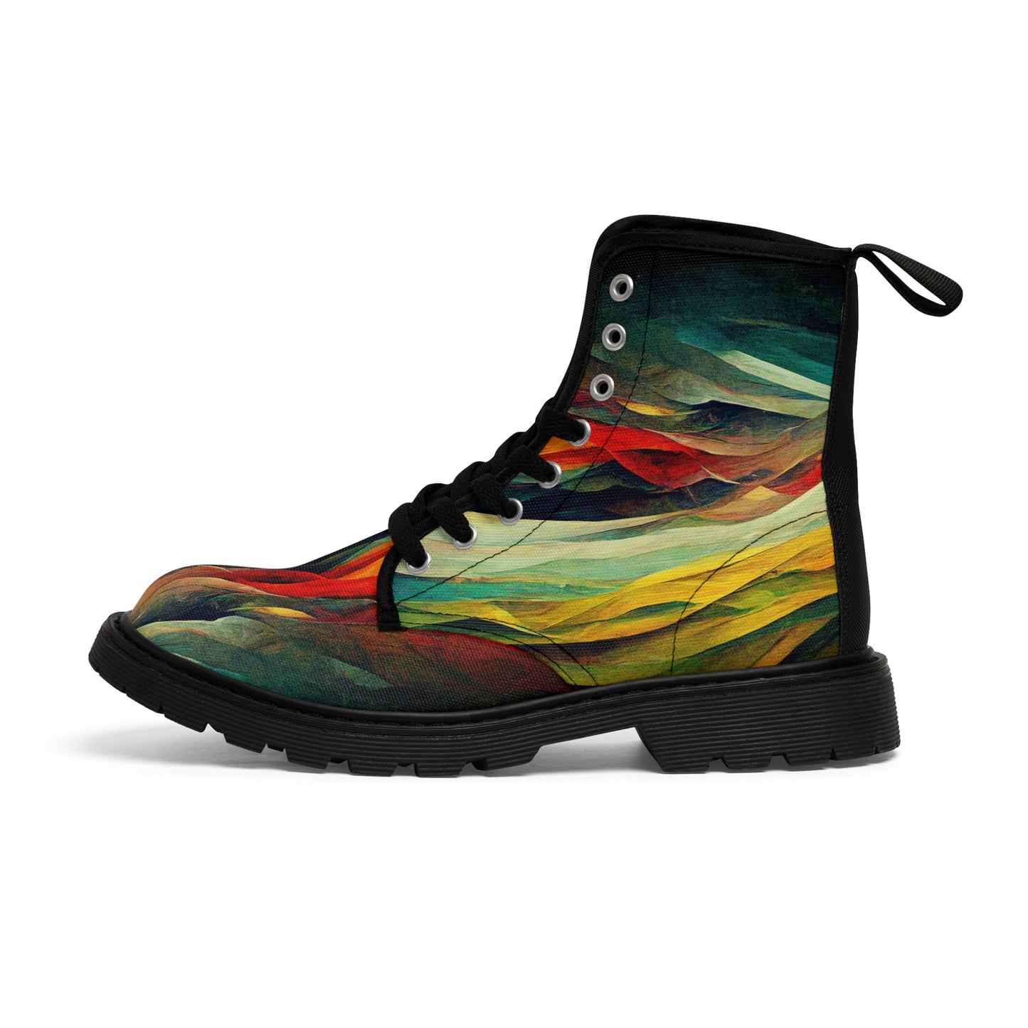 Wind Earth Fire Men's Canvas Boots