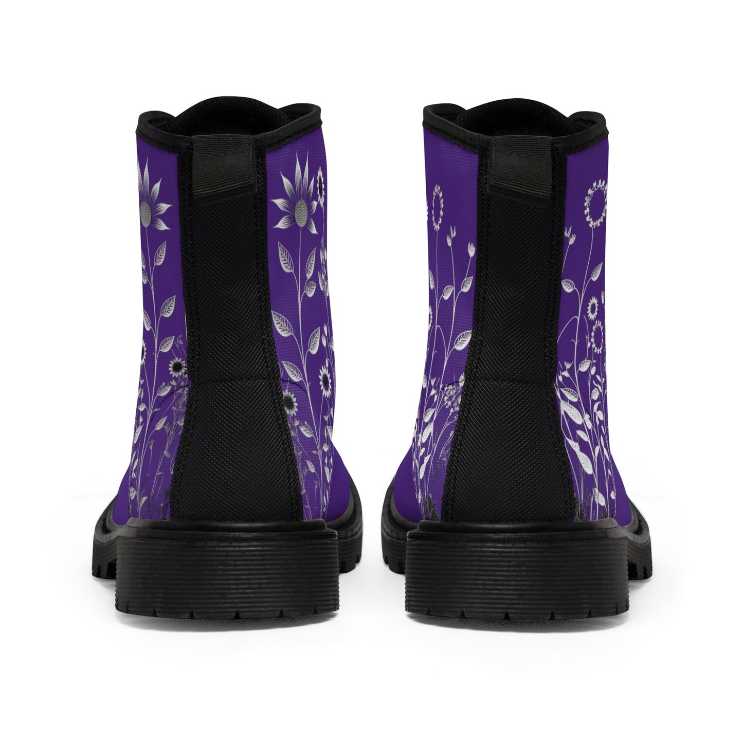 Flower Women's Canvas Boots