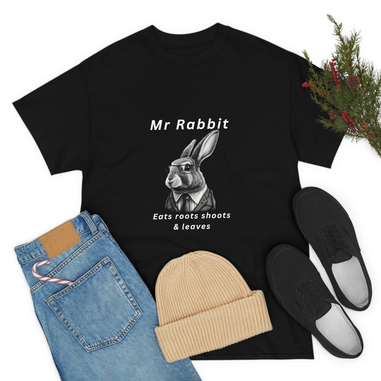 Mr Rabbit Unisex Heavy Cotton Tee