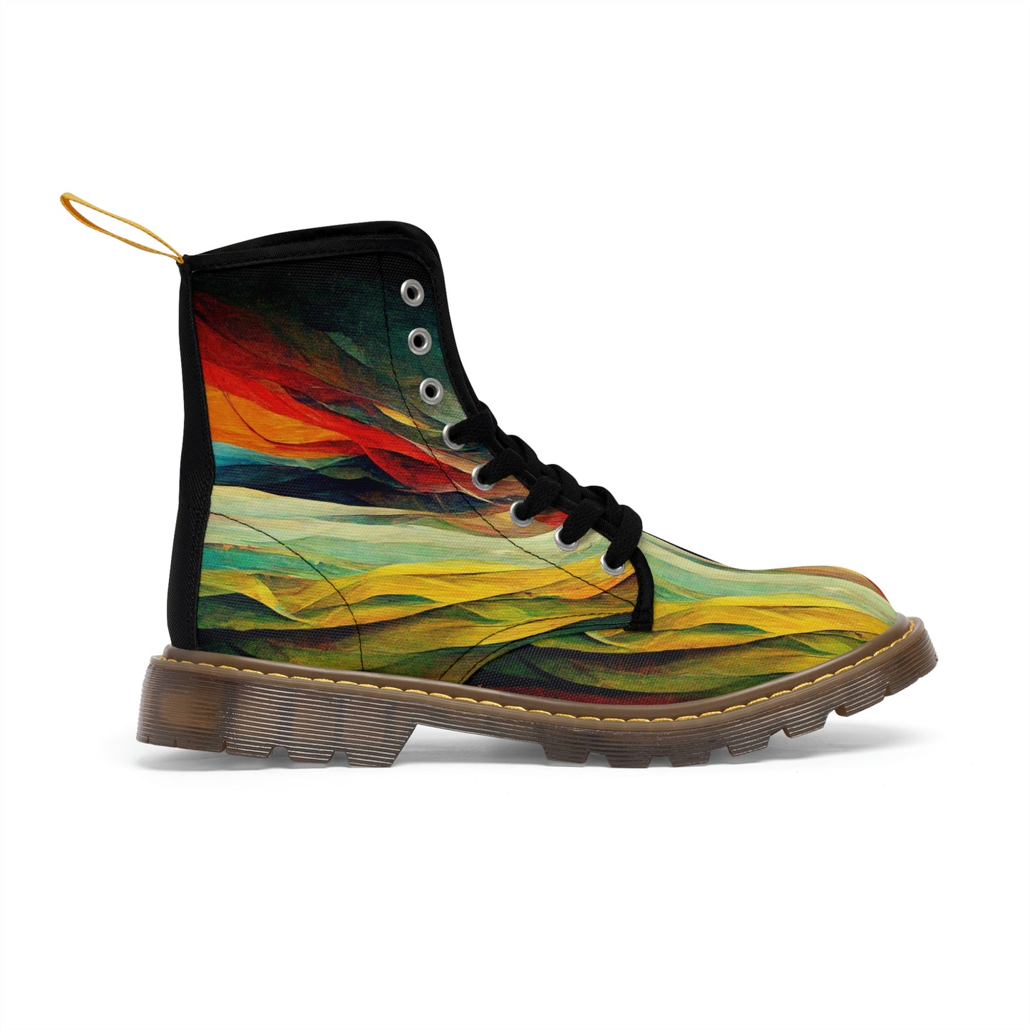 Wind Earth Fire Men's Canvas Boots
