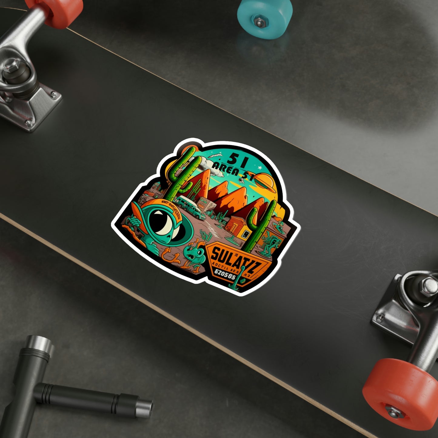 Area 51 4Die-Cut Stickers