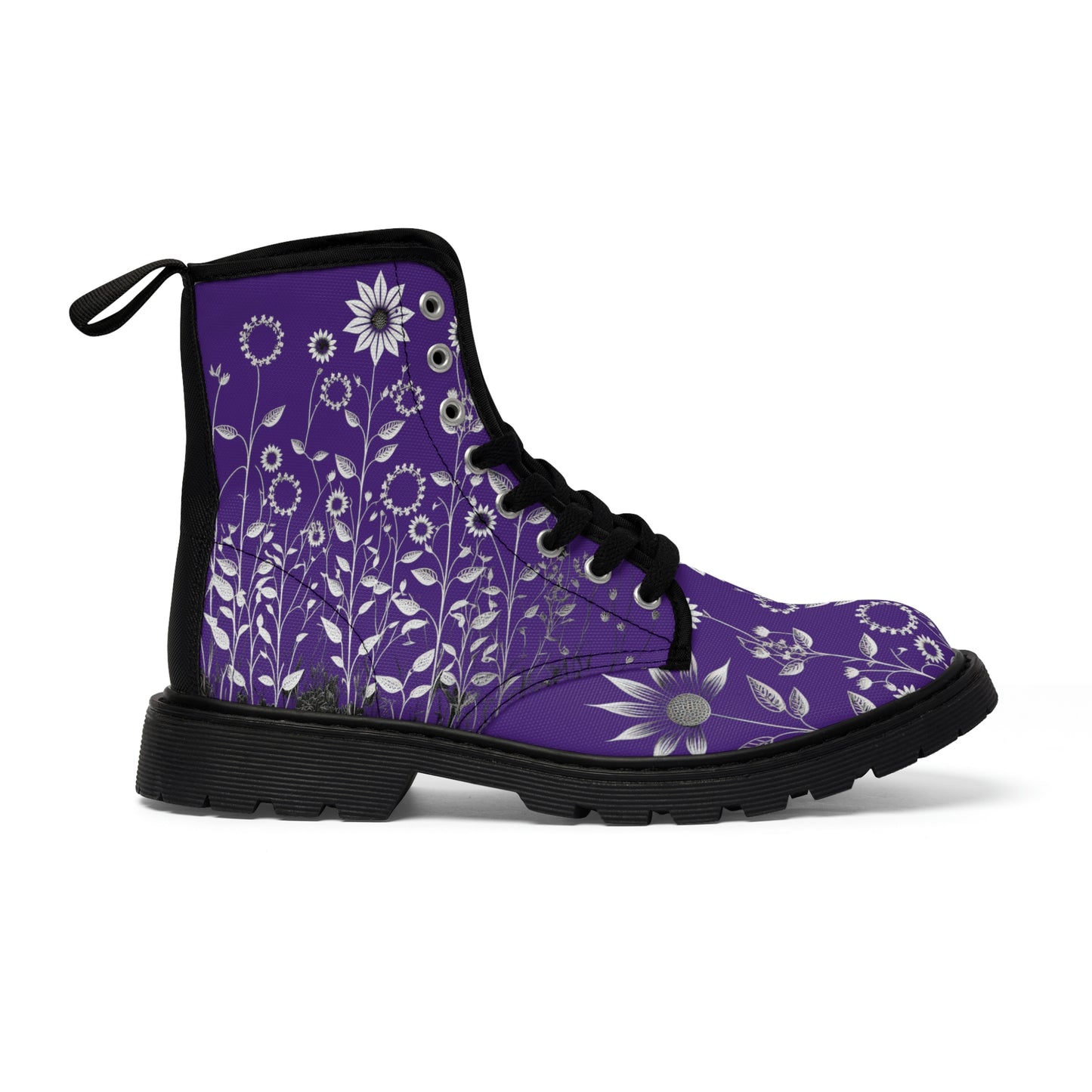 Flower Women's Canvas Boots
