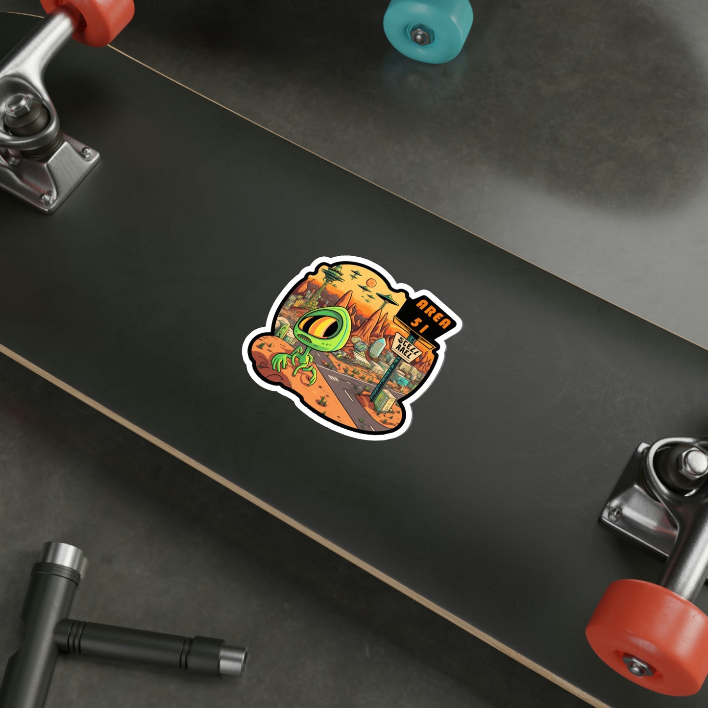 Area 51 Die-Cut Stickers