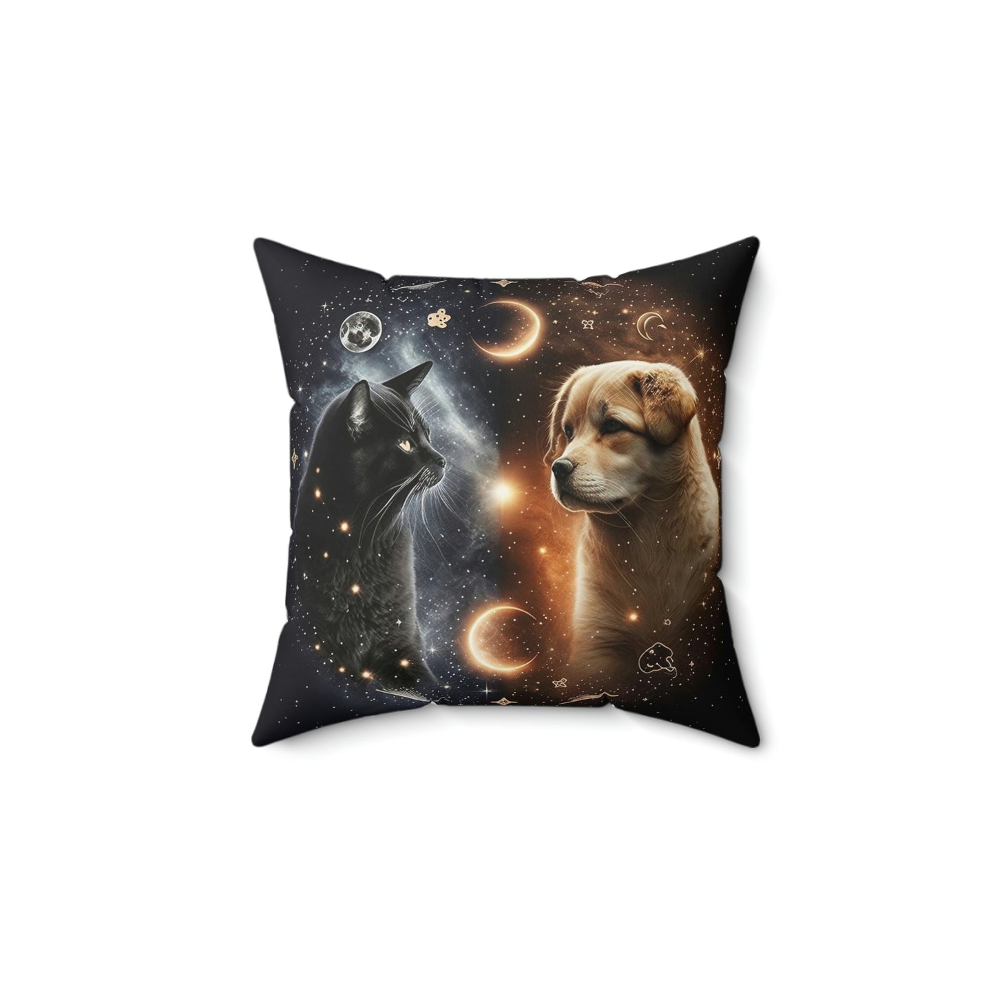 Pet Zodiac Spun Polyester Square Pillow