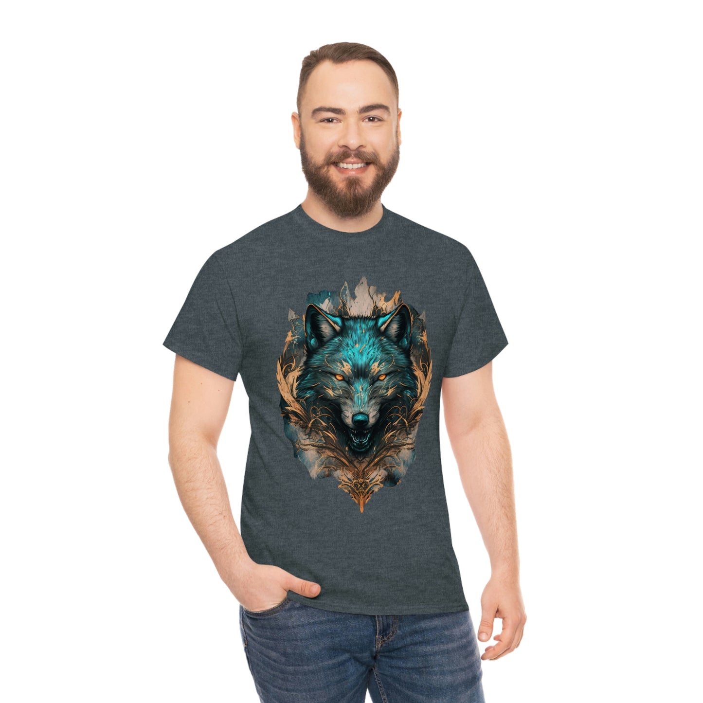 Wolf Unisex Heavy Cotton Tee