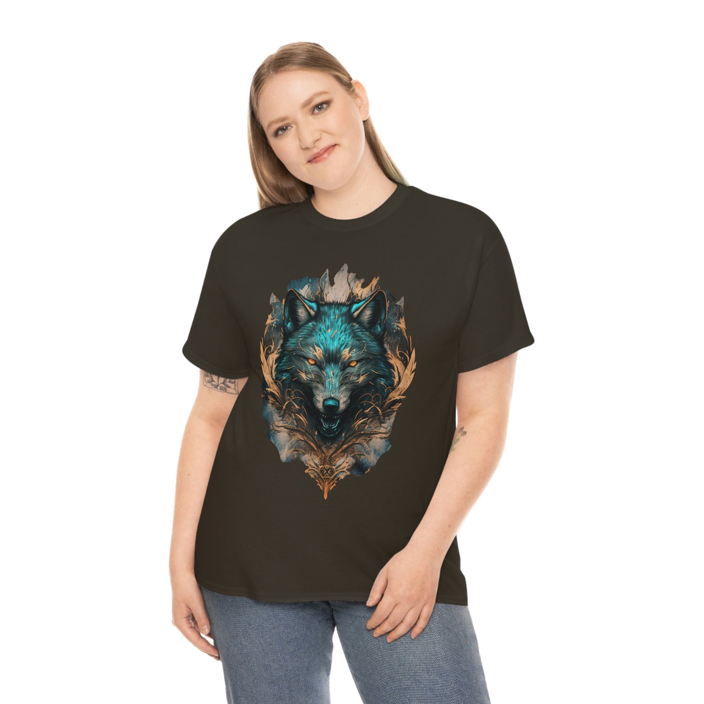 Wolf Unisex Heavy Cotton Tee