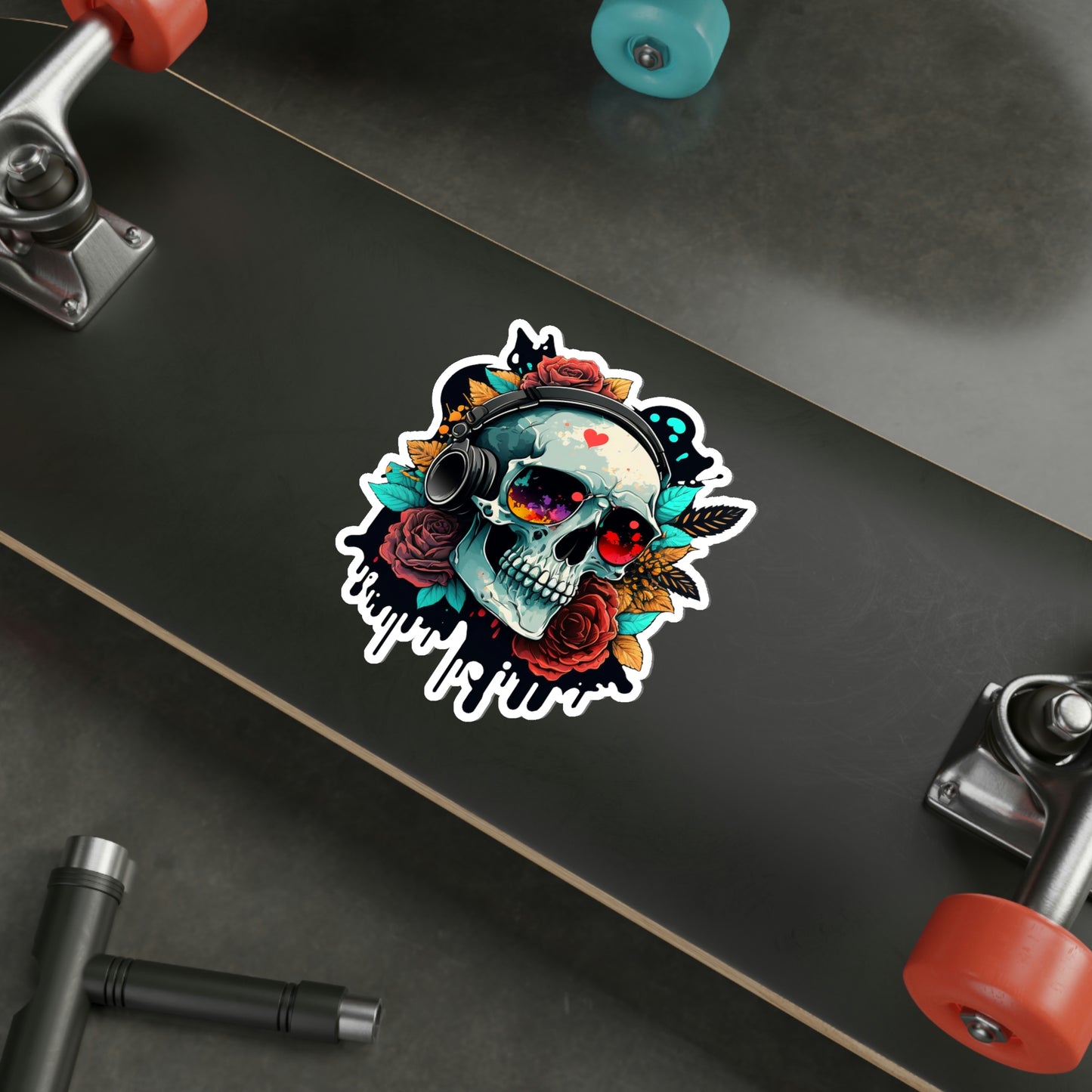 Skull 4 Die-Cut Stickers