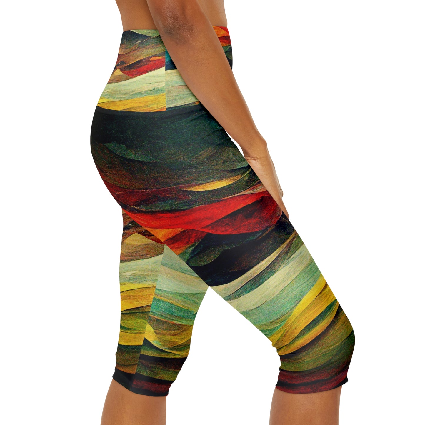 Earth wind and fire Yoga Capri Leggings