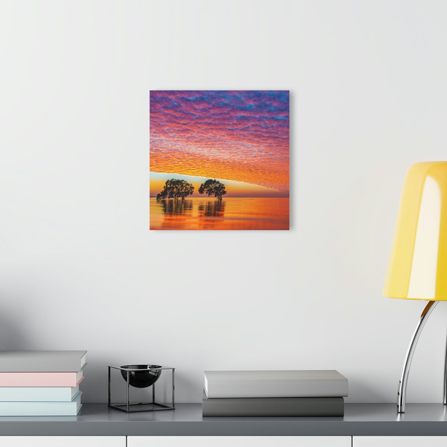 Ocean Sunset Acrylic Prints (French Cleat Hanging)