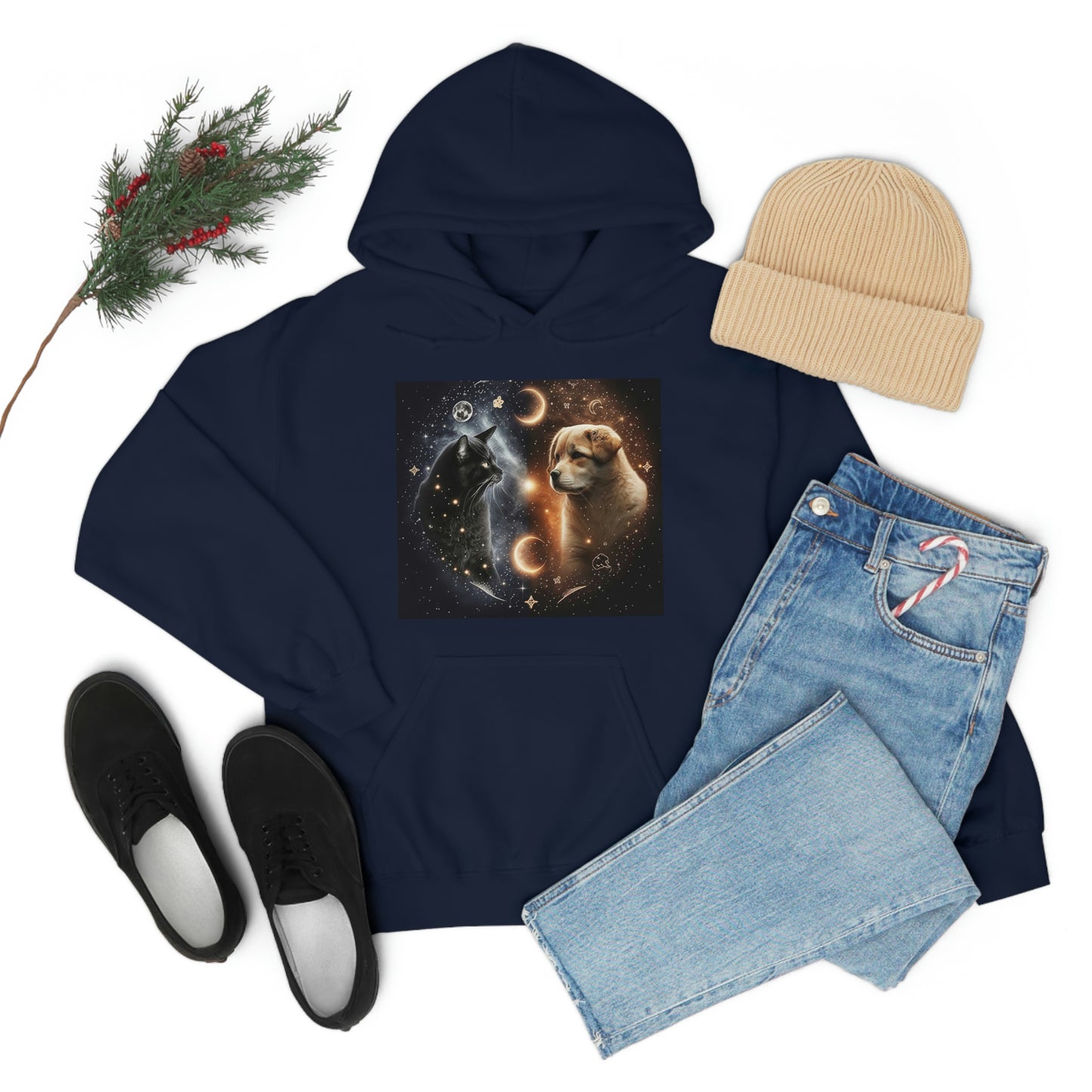 Zodiac Yin & Yen Unisex Heavy Blend™ Hooded Sweatshirt