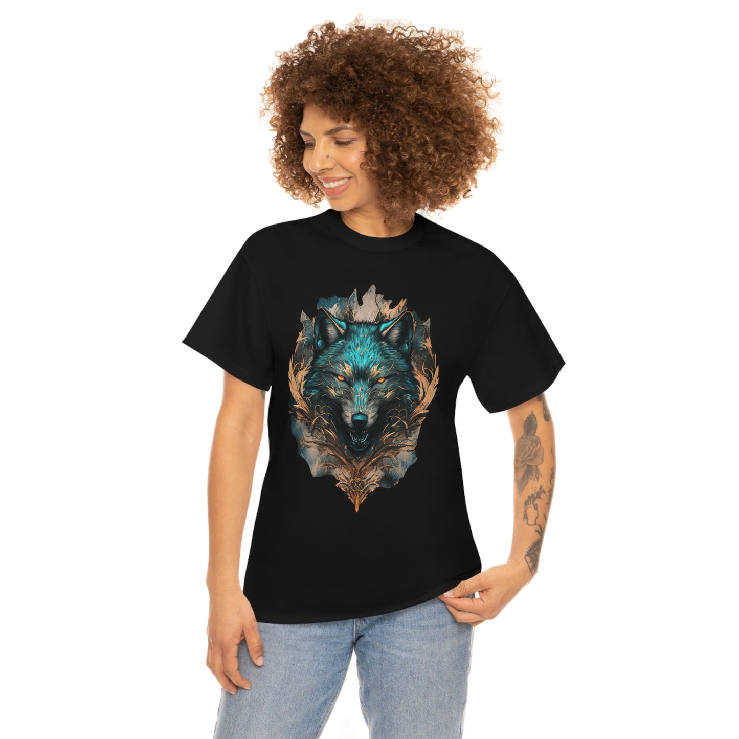 Wolf Unisex Heavy Cotton Tee