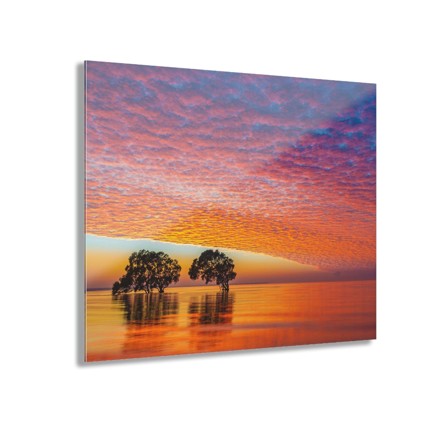 Ocean Sunset Acrylic Prints (French Cleat Hanging)