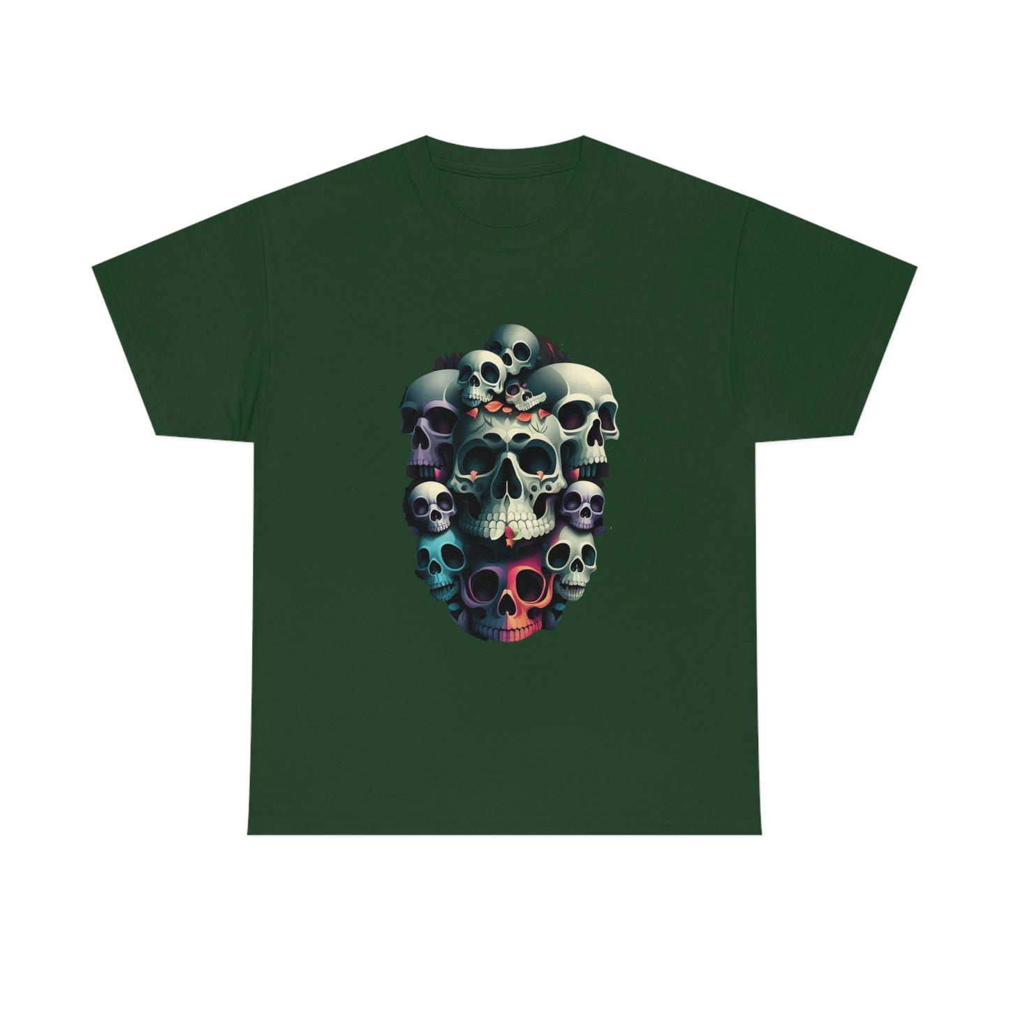 Skull print Unisex Heavy Cotton Tee