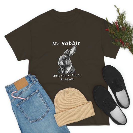 Mr Rabbit Unisex Heavy Cotton Tee