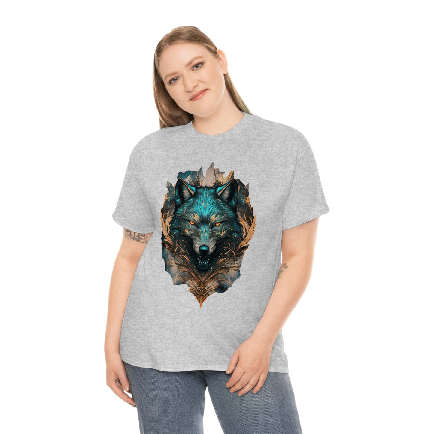 Wolf Unisex Heavy Cotton Tee