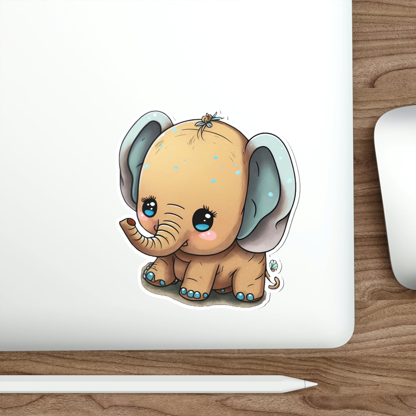 Cute elephant Die-Cut Stickers