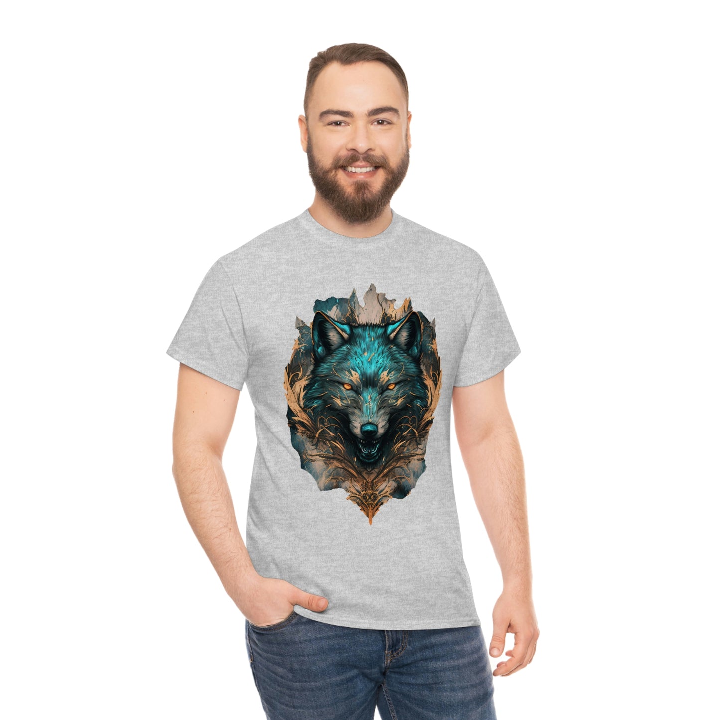 Wolf Unisex Heavy Cotton Tee